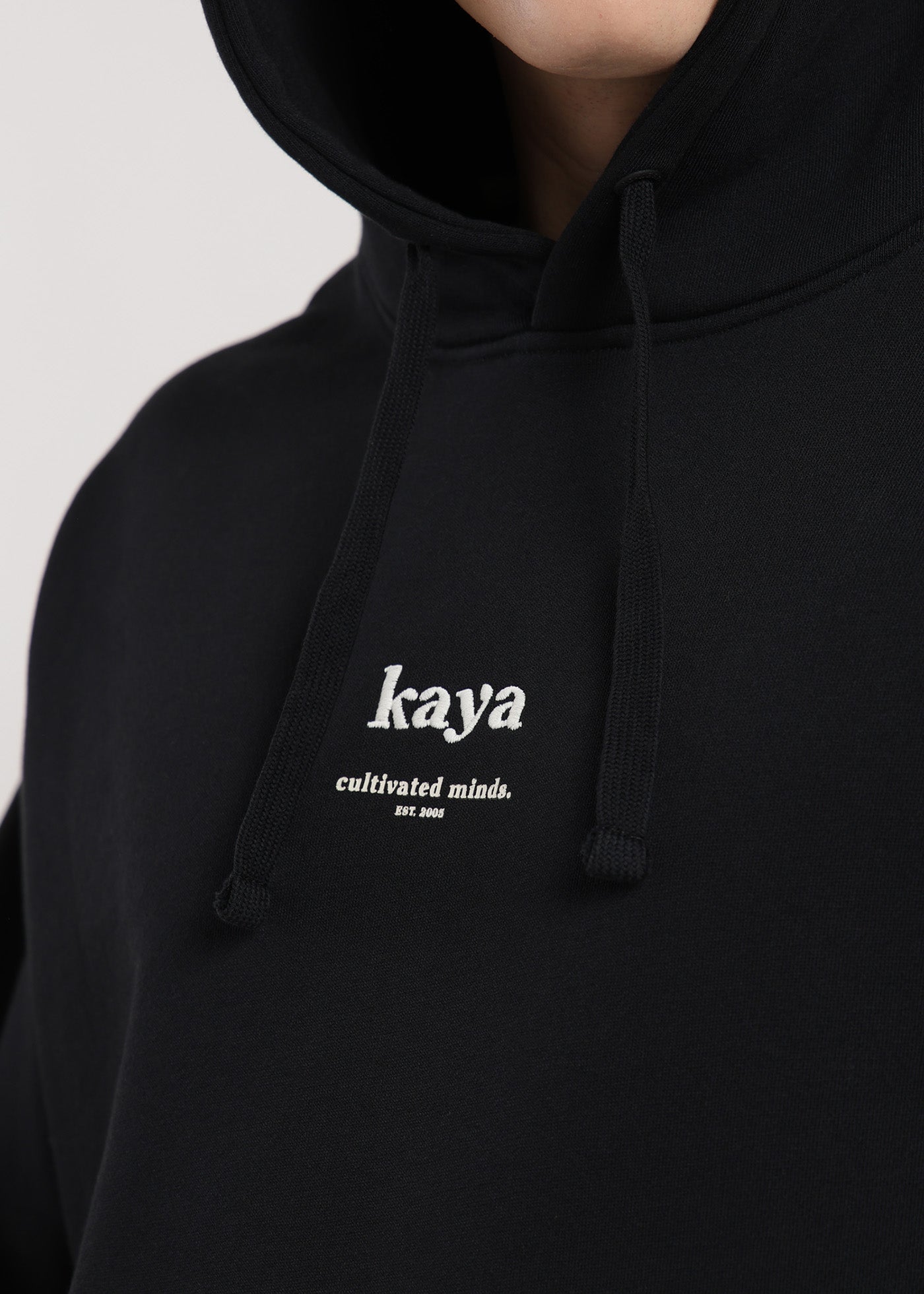 Polerón Hoodie Kaya Hombre - Negro