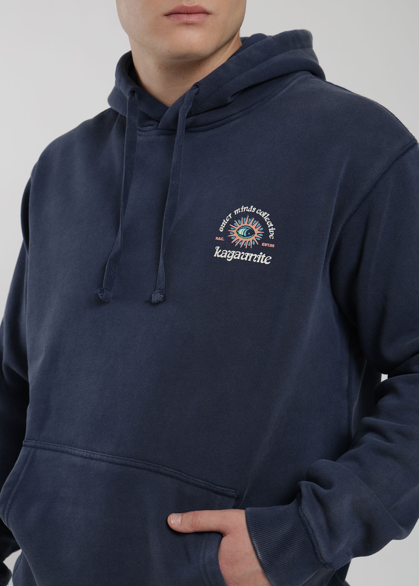 Polerón Hoodie Print Hombre Dark Slate Gray