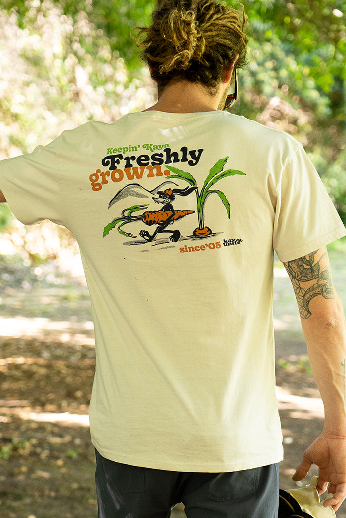 Polera Diseño Algodón Grown Hombre - Bone Tan