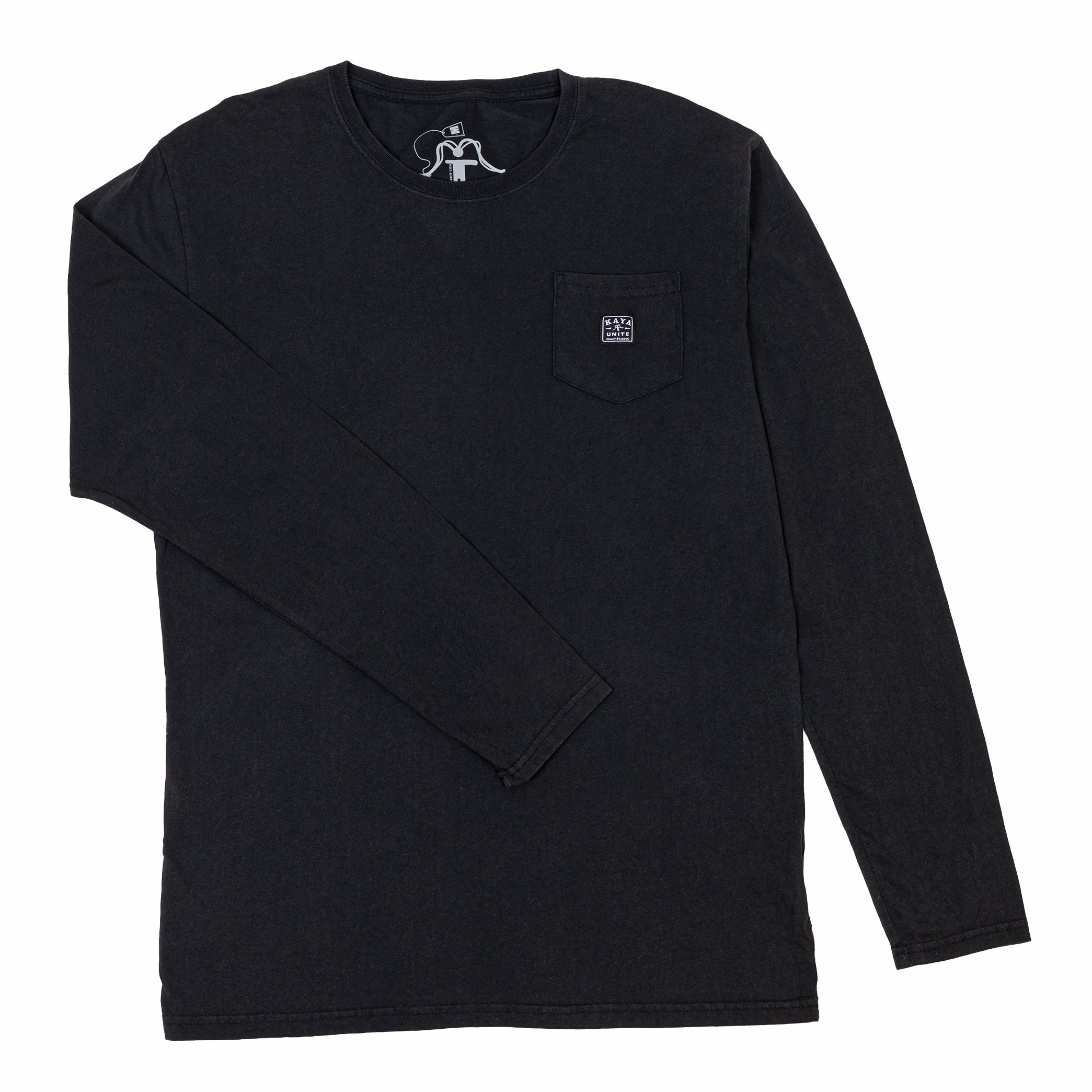 T-Shirt Long Sleeve Long Daily Black