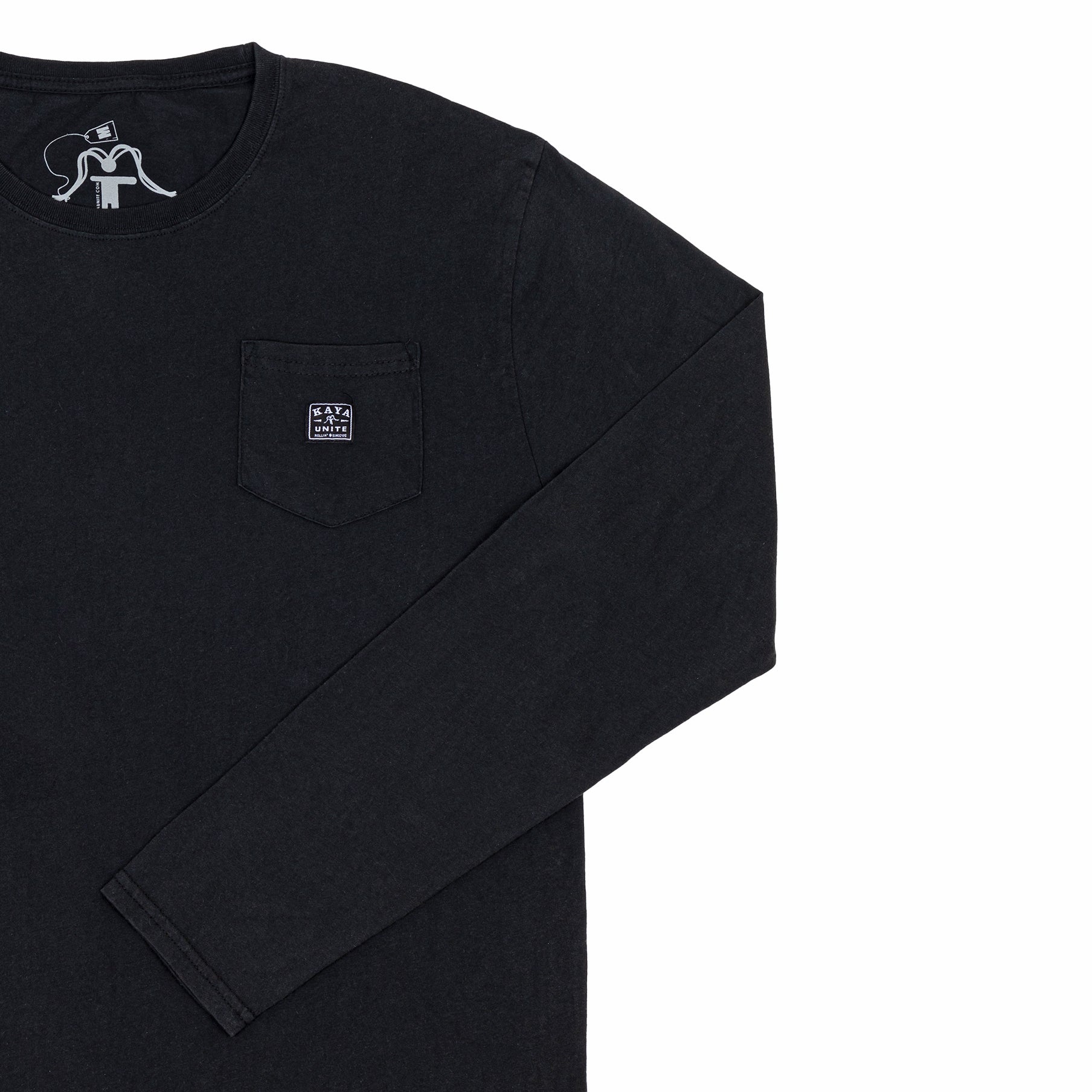 T-Shirt Long Sleeve Long Daily Black