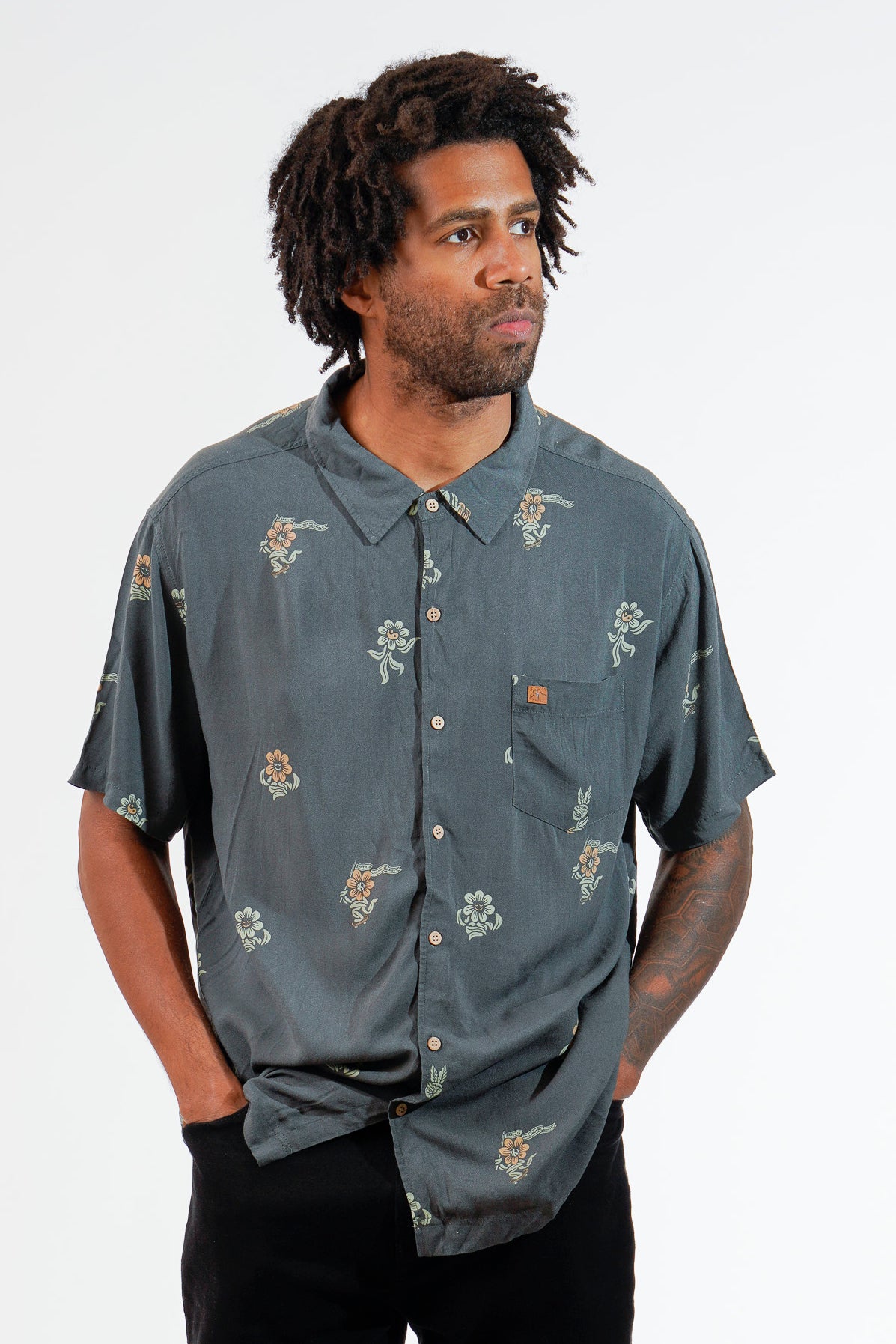 Shirt Guayabera Balance Graphite