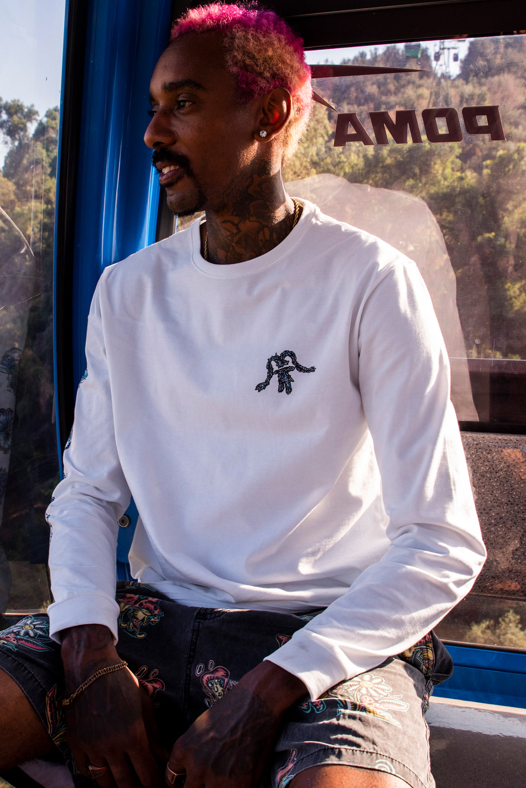 TSHIRT M/L BORN LONG WHITE
