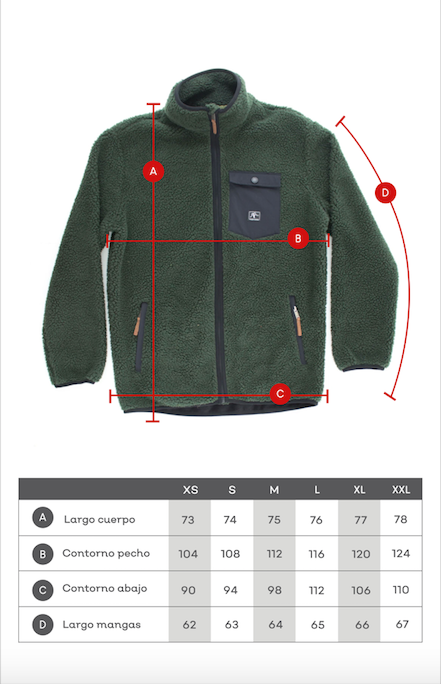 FLEECE SHERPA DAILY DARK GREEN