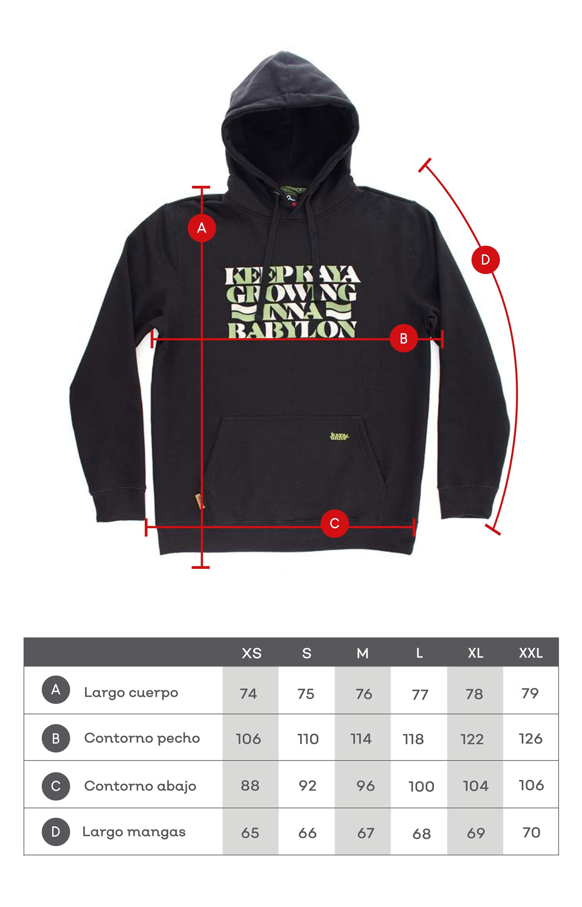 HOODIE BABYLON BLACK