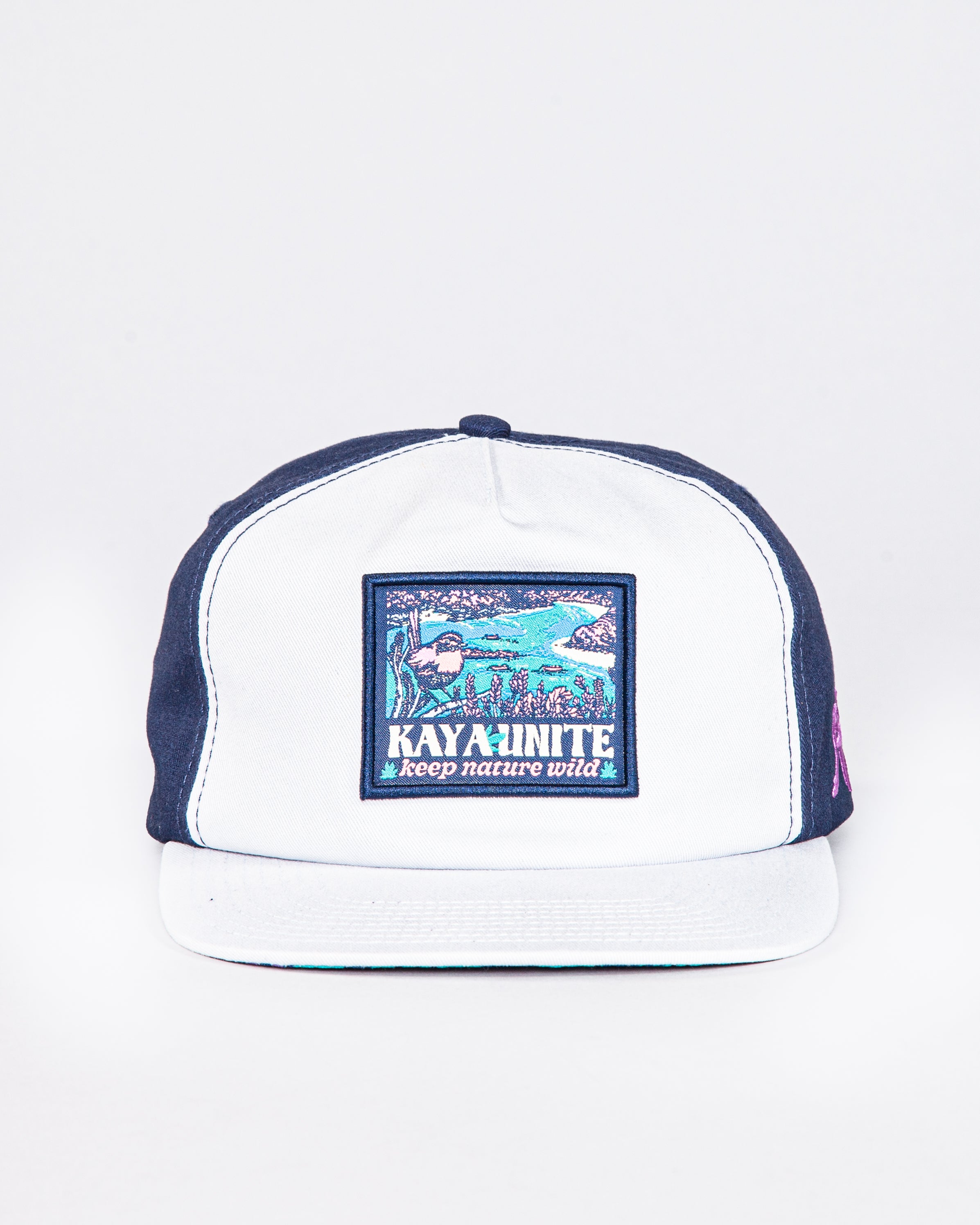 Gorro Jockey Algodón Classic Bird - Azul White Smoke