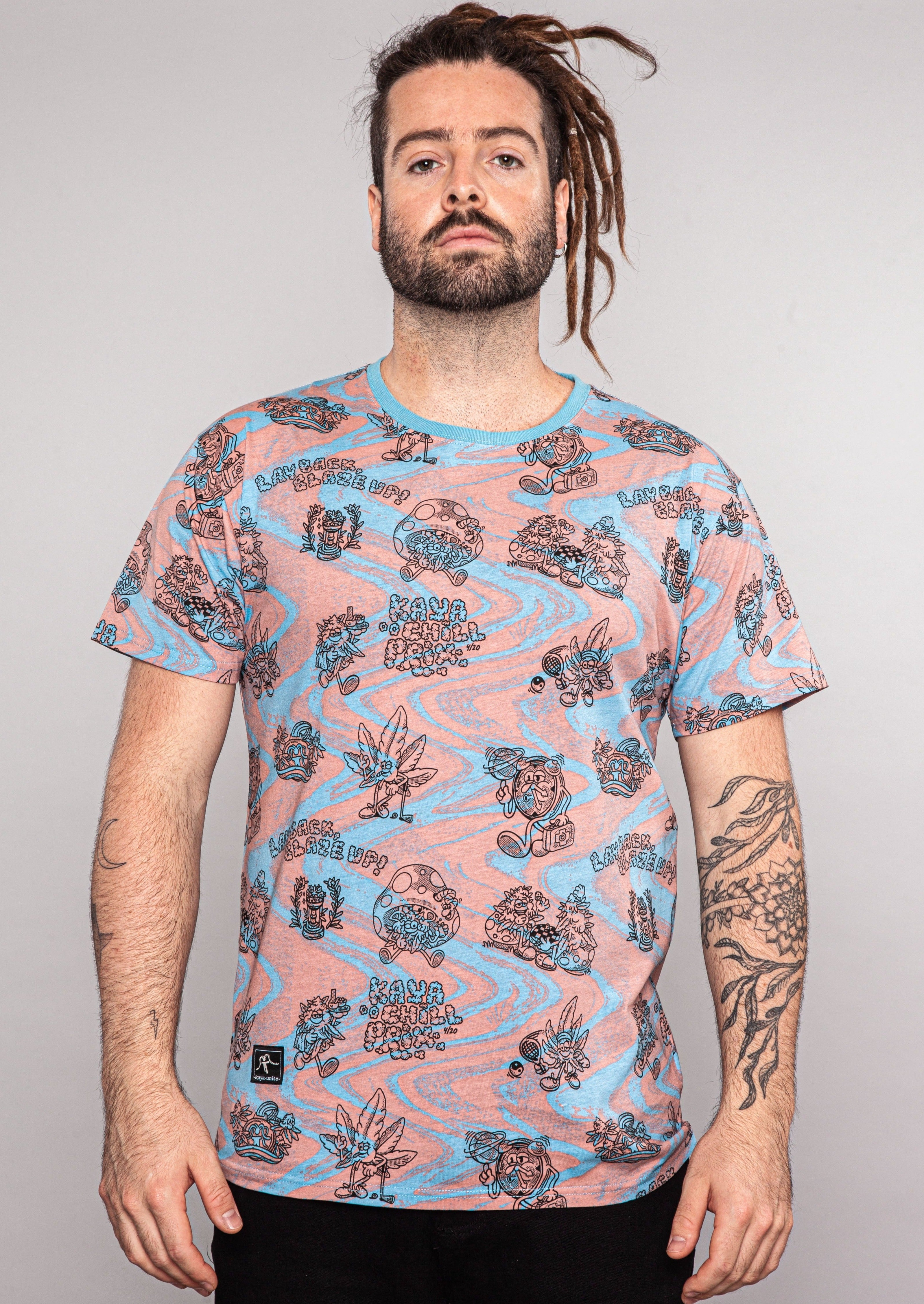 T-Shirt Chill Bordo Blue