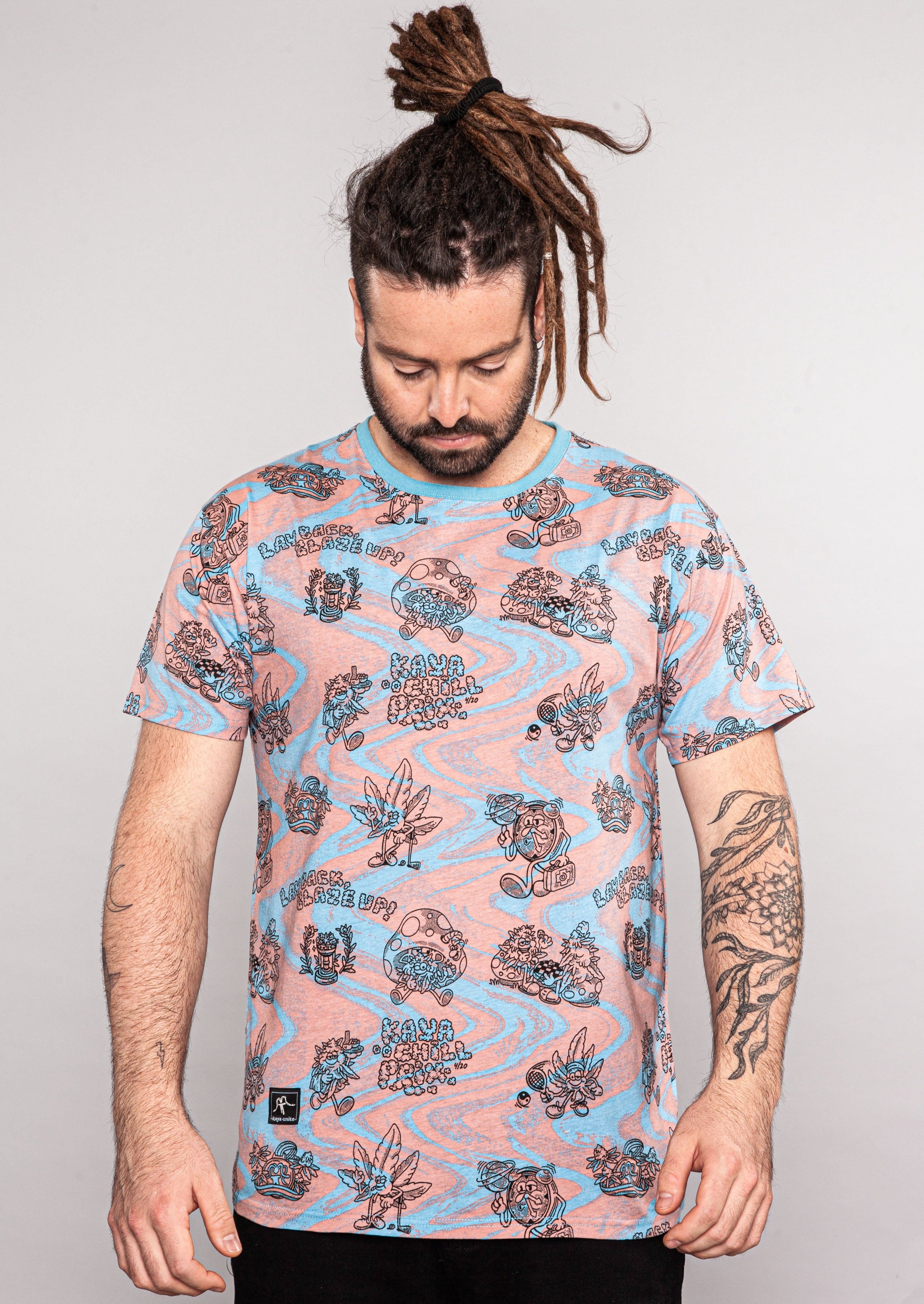 T-Shirt Chill Bordo Blue