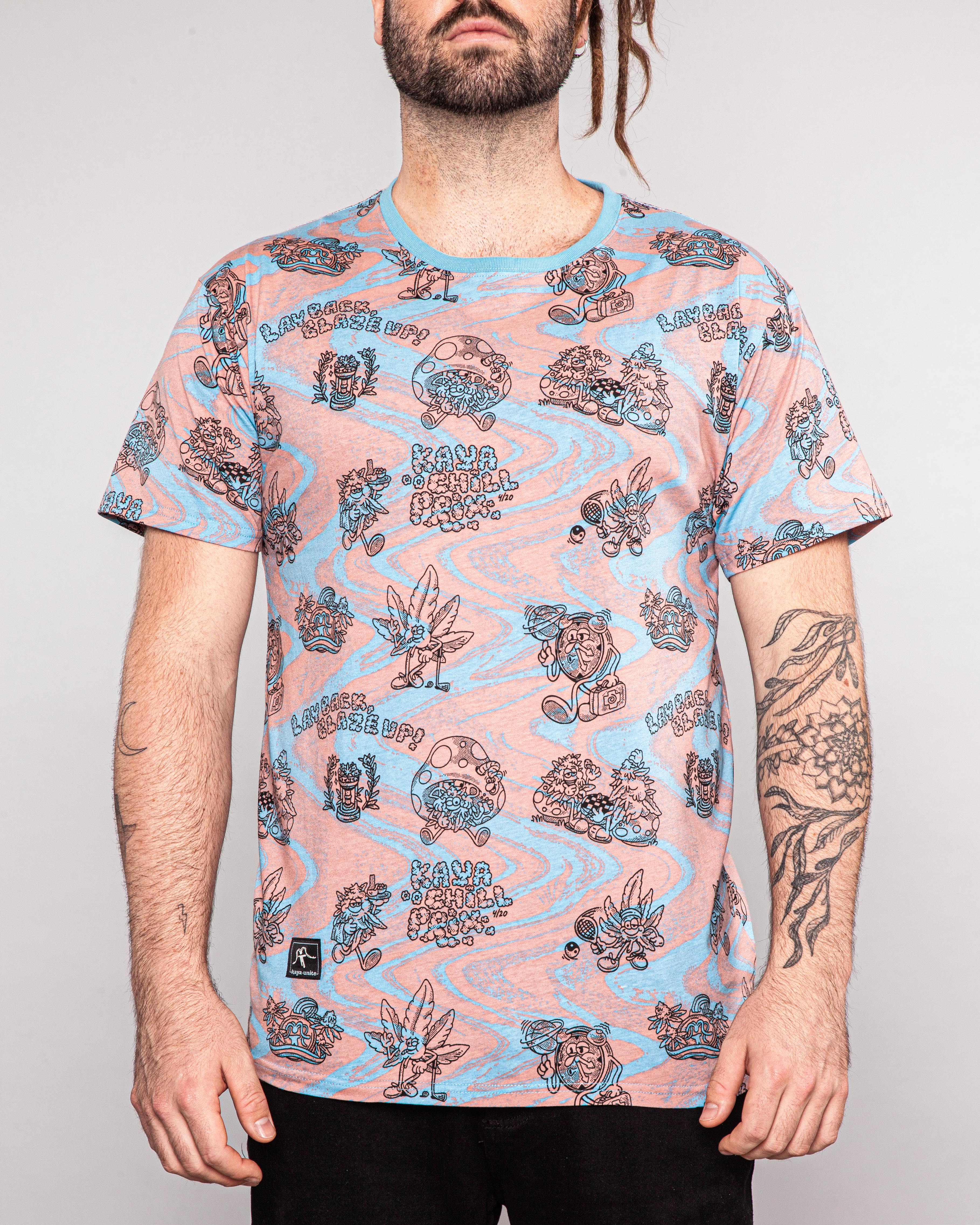 T-Shirt Chill Bordo Blue