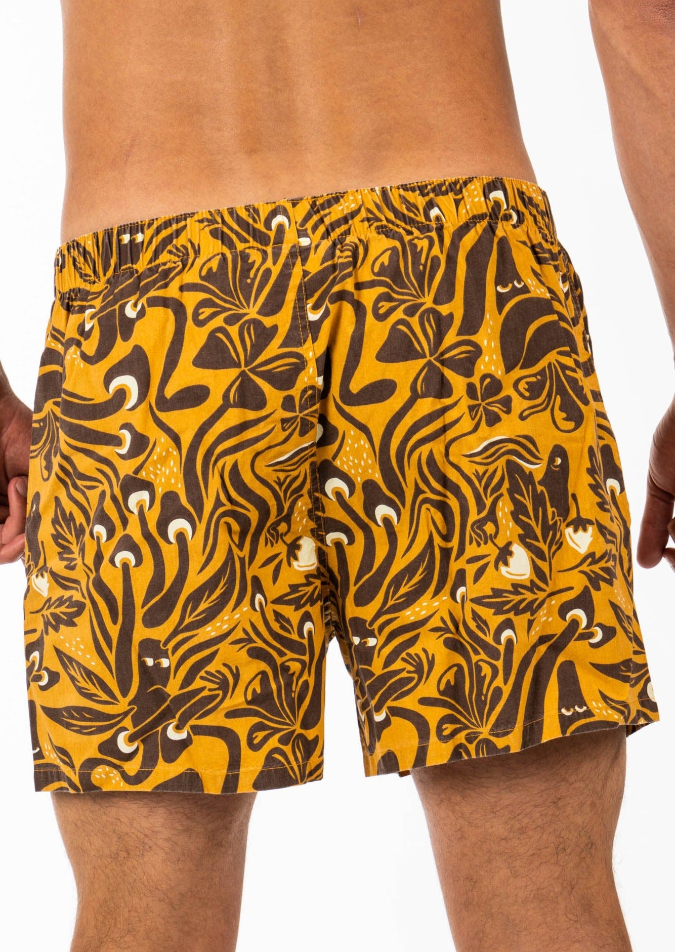 Boxer Algodón Forest Hombre - Café White Smoke