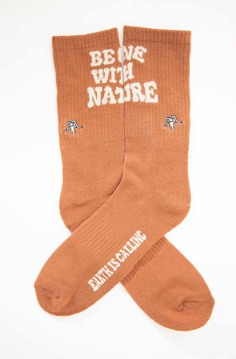 Calcetines Largos Diseño Bamboo Hombre - Ladrillo White Smoke