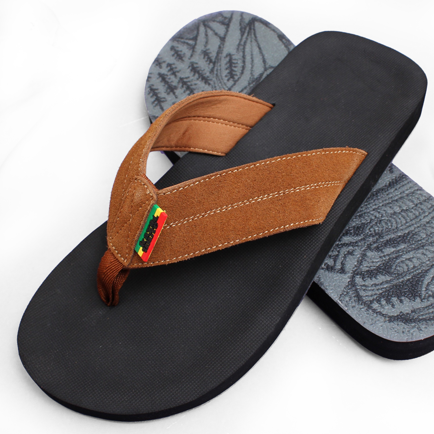 Sandalia Goma Eva - Café White Smoke