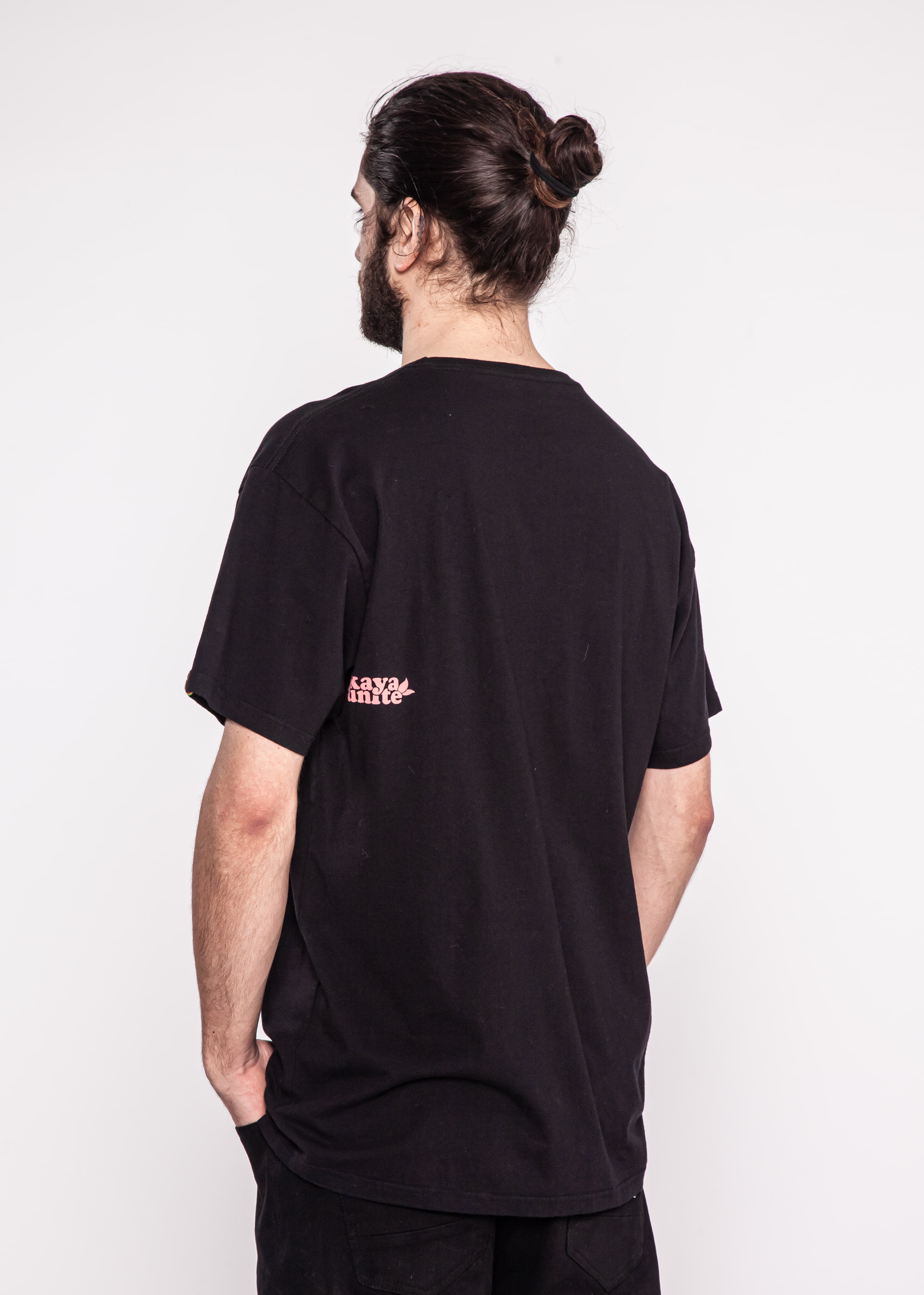 Polera Vibes Black Peach