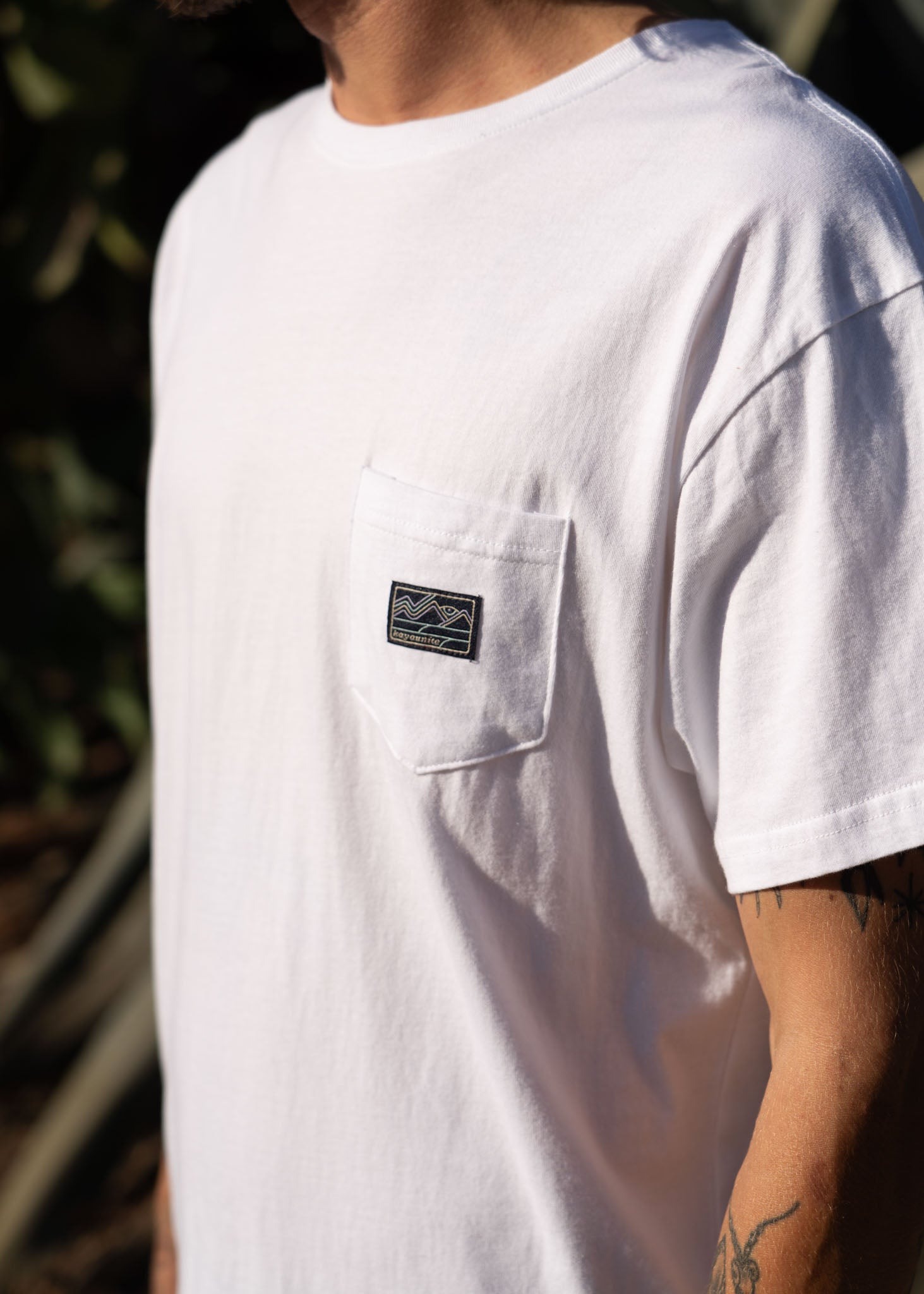 Polera Woven Blanca