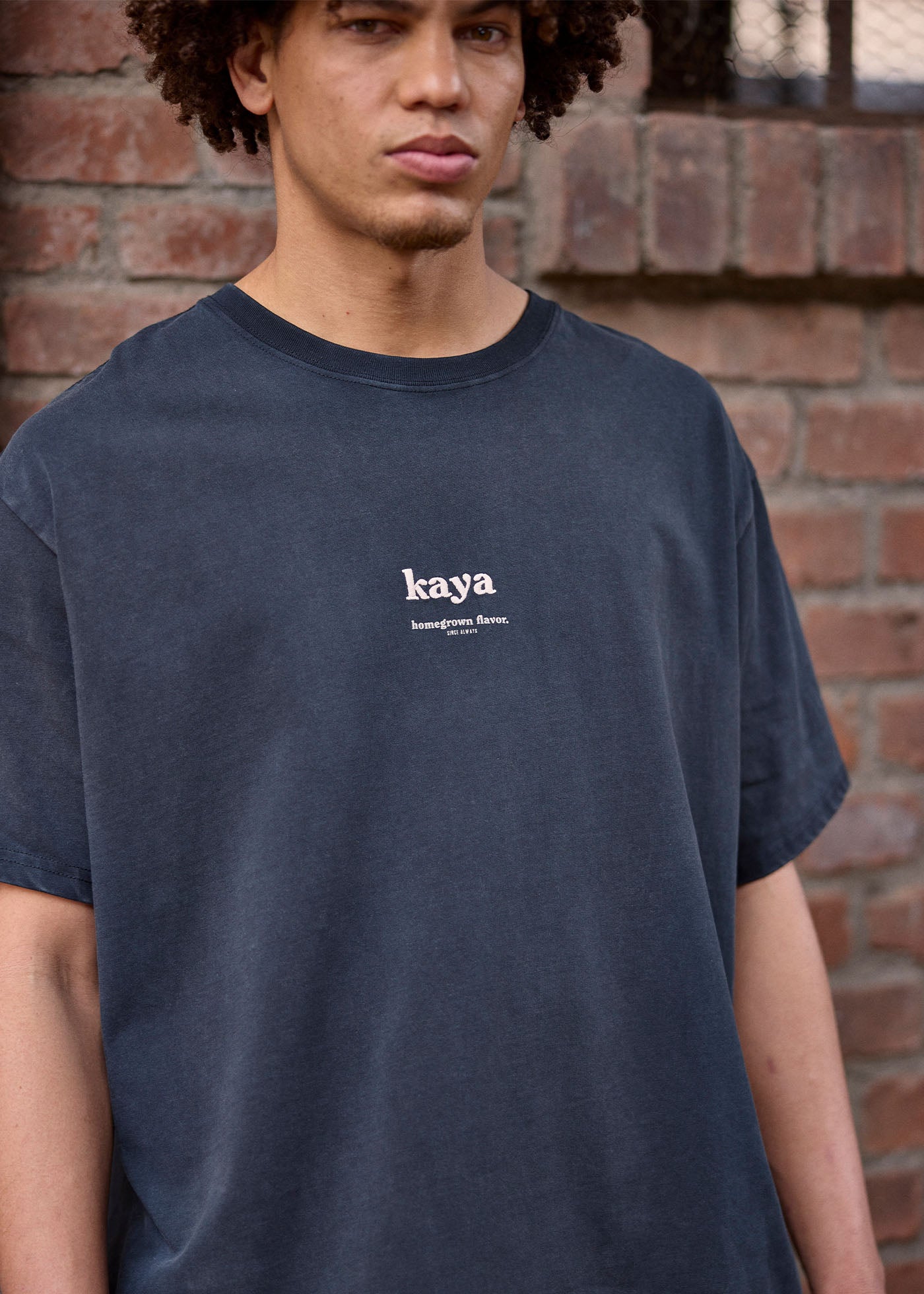Polera Hombre Heavyweight - Negro