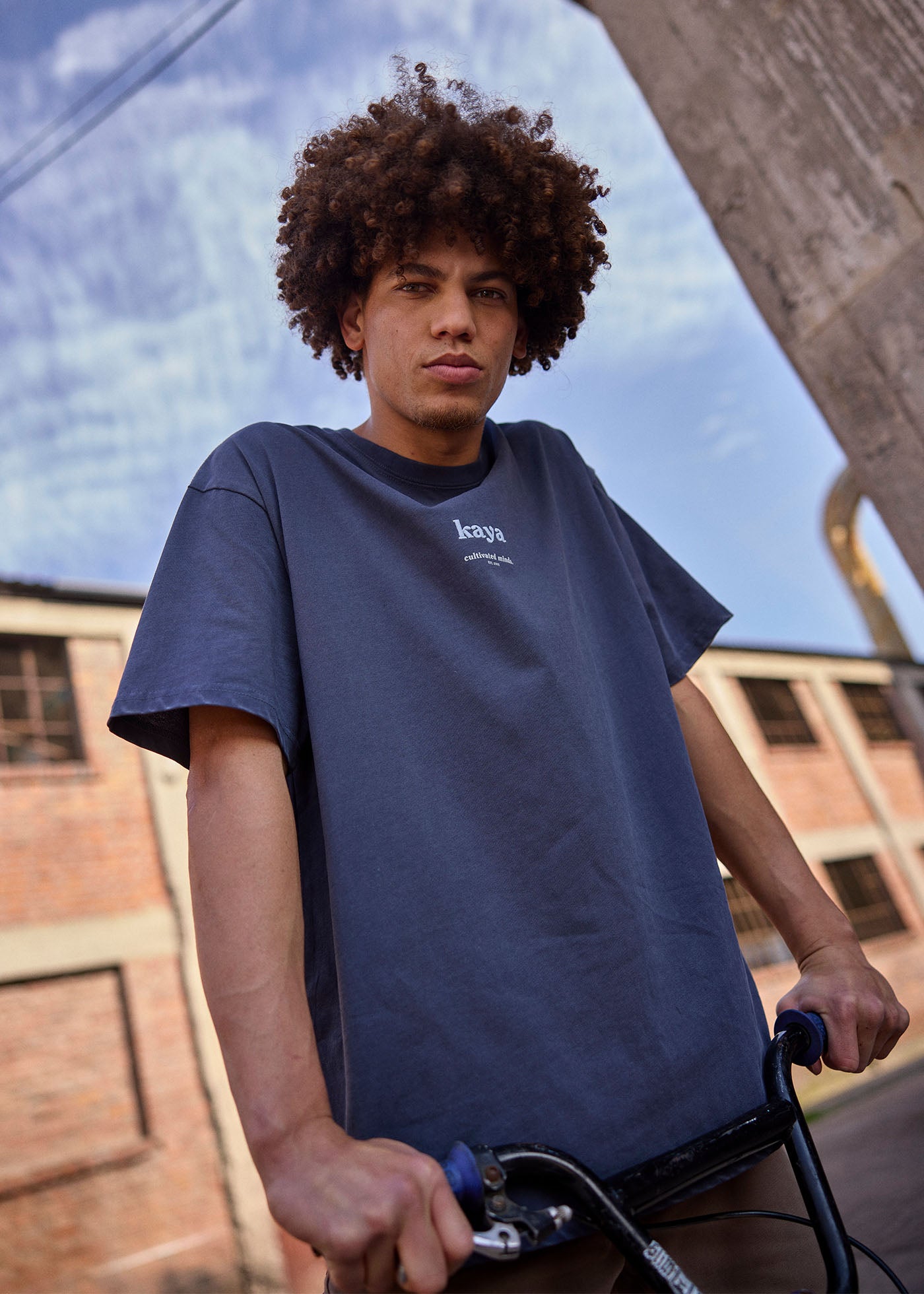 Polera Hombre Heavyweight - Navy