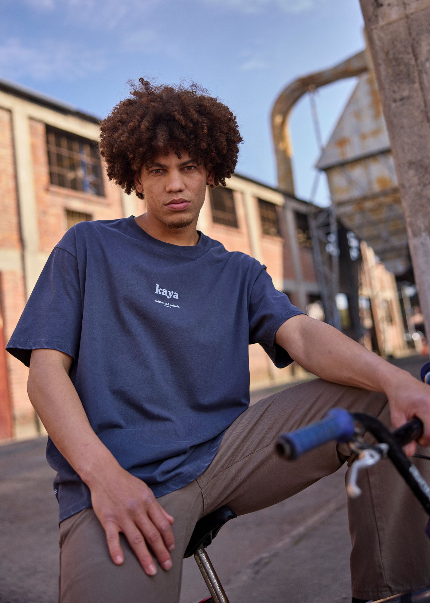 Polera Hombre Heavyweight - Navy