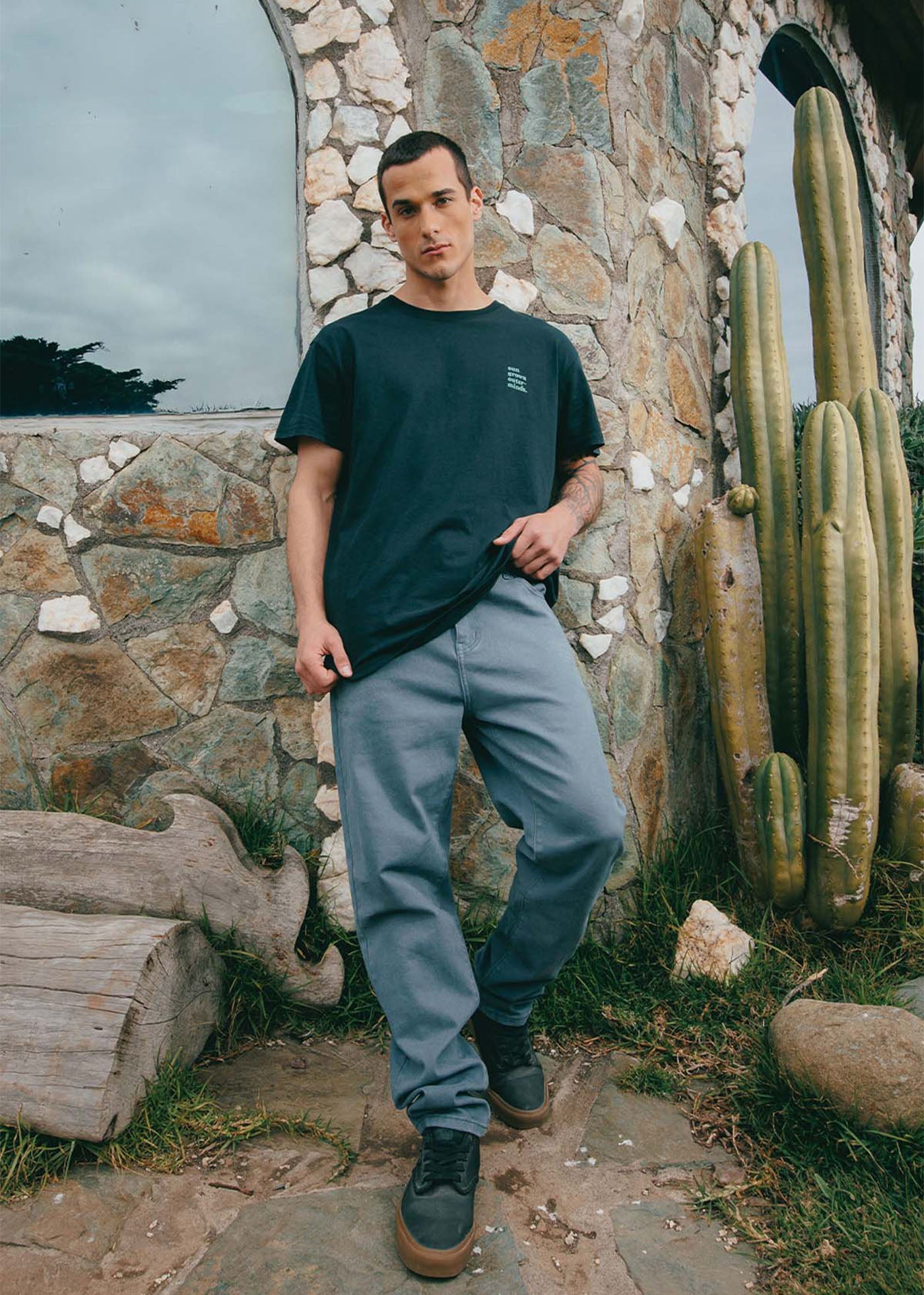 Polera Hombre Grown - Negro