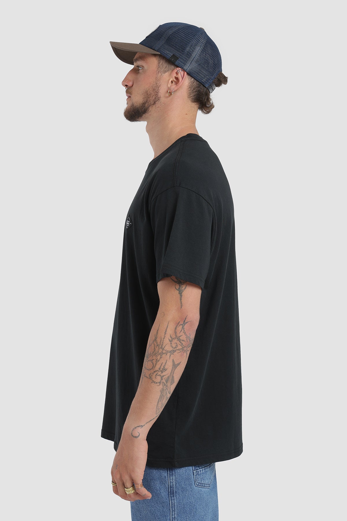 Polera Clásica Daily Algodón Hombre - Negro
