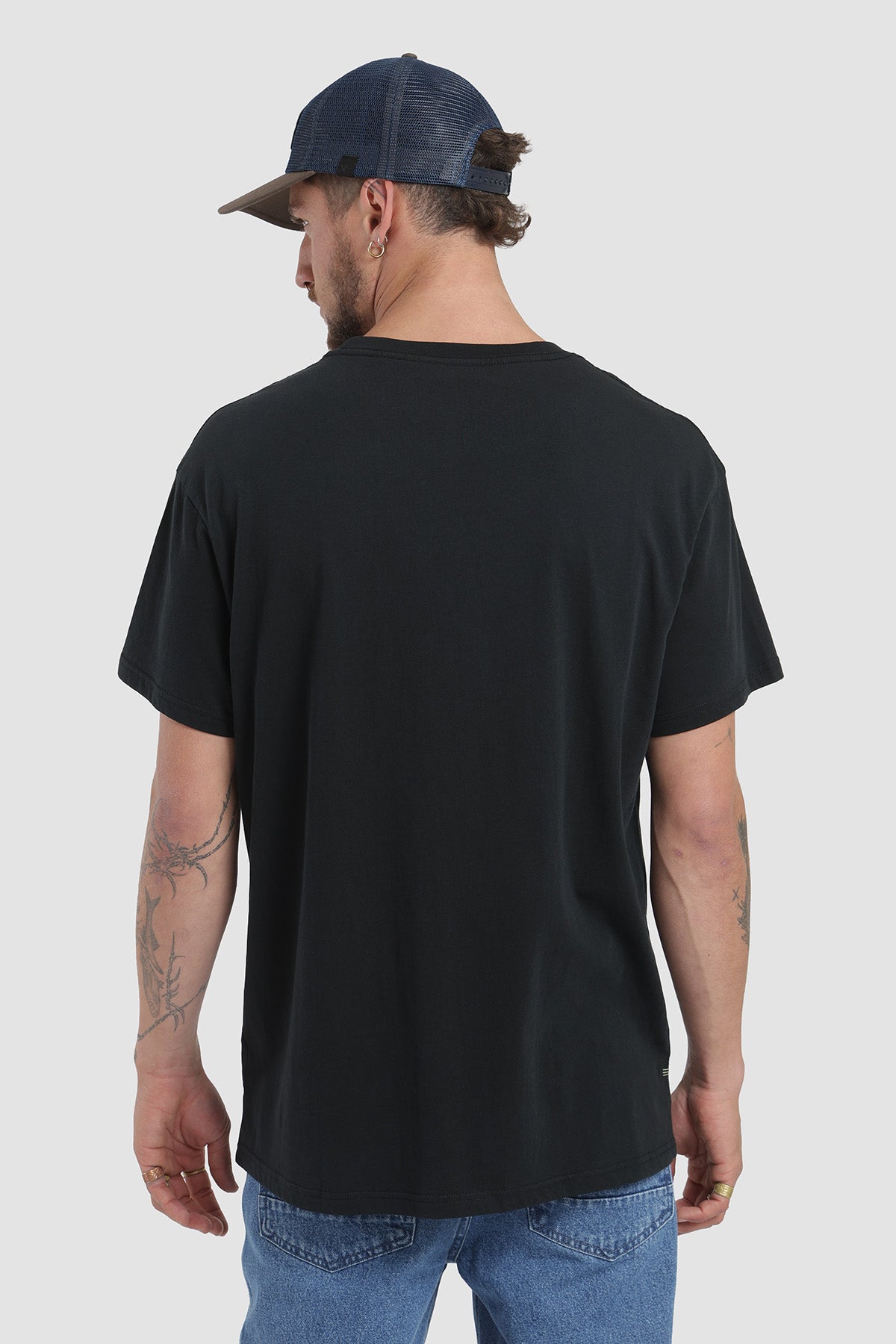 Polera Clásica Daily Algodón Hombre - Negro