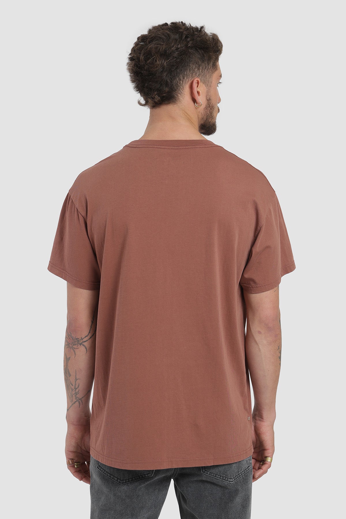 Polera Clásica Daily Algodón Hombre - Ladrillo