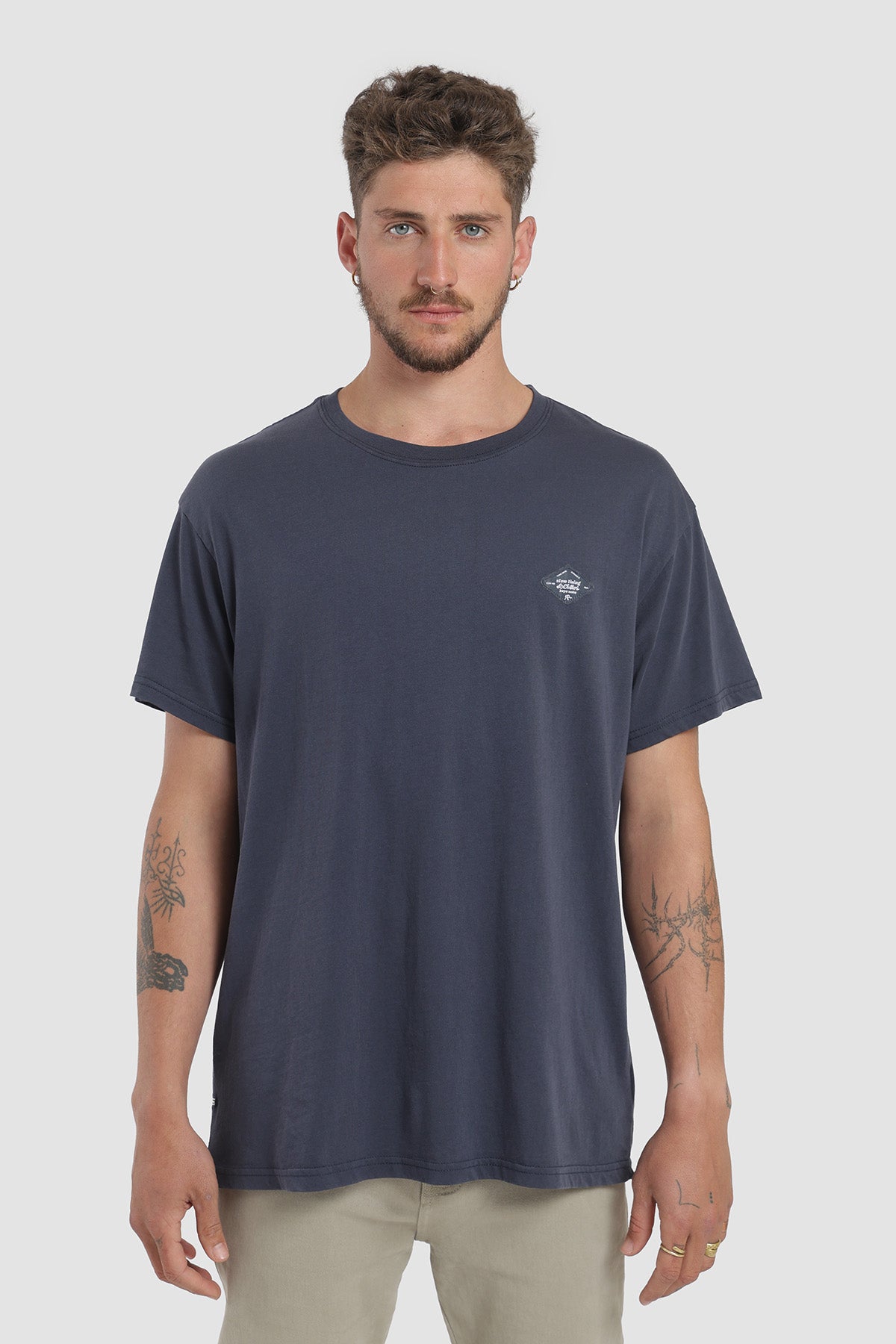 Polera Clásica Daily Algodón Hombre - Azul Marino