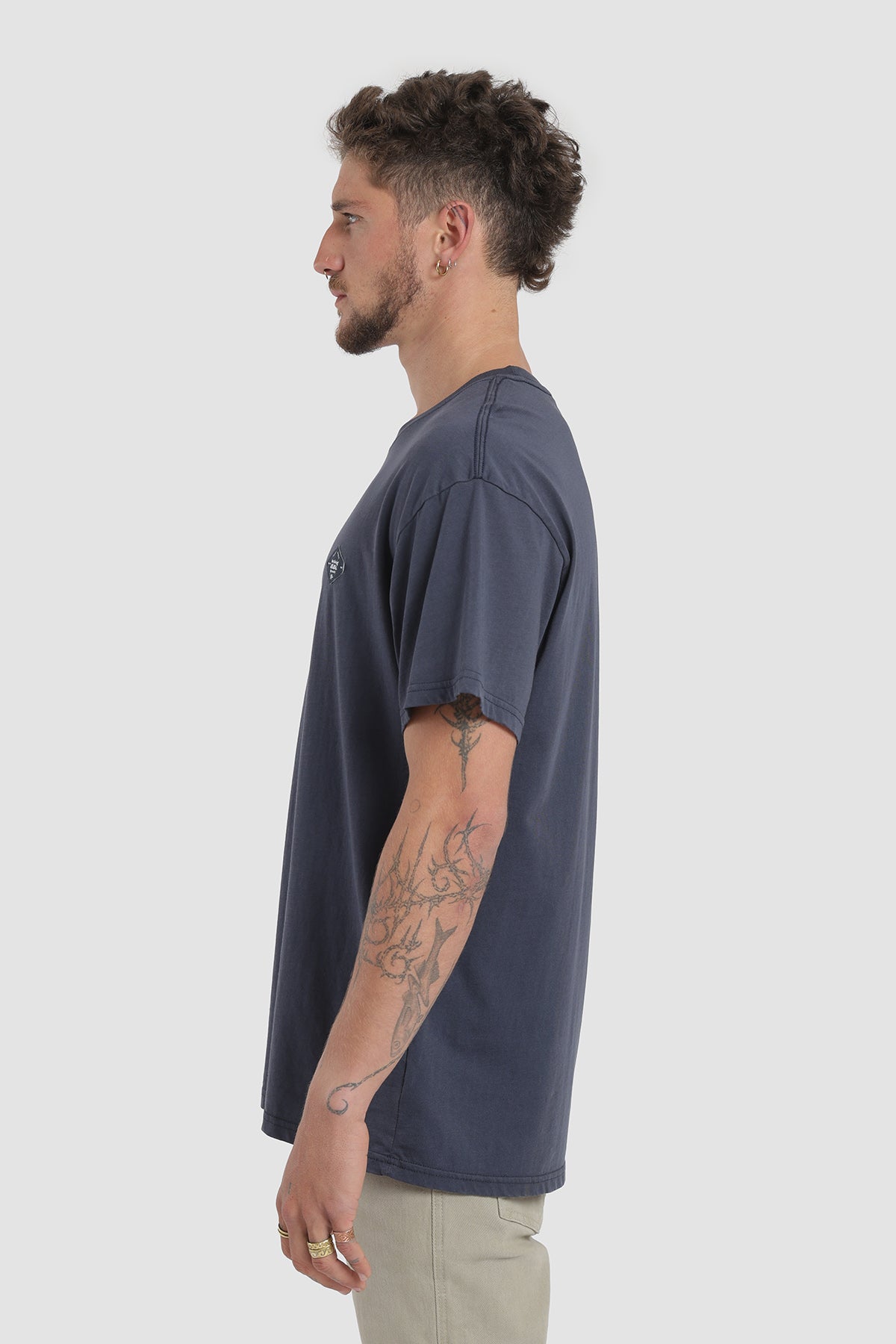 Polera Clásica Daily Algodón Hombre - Azul Marino