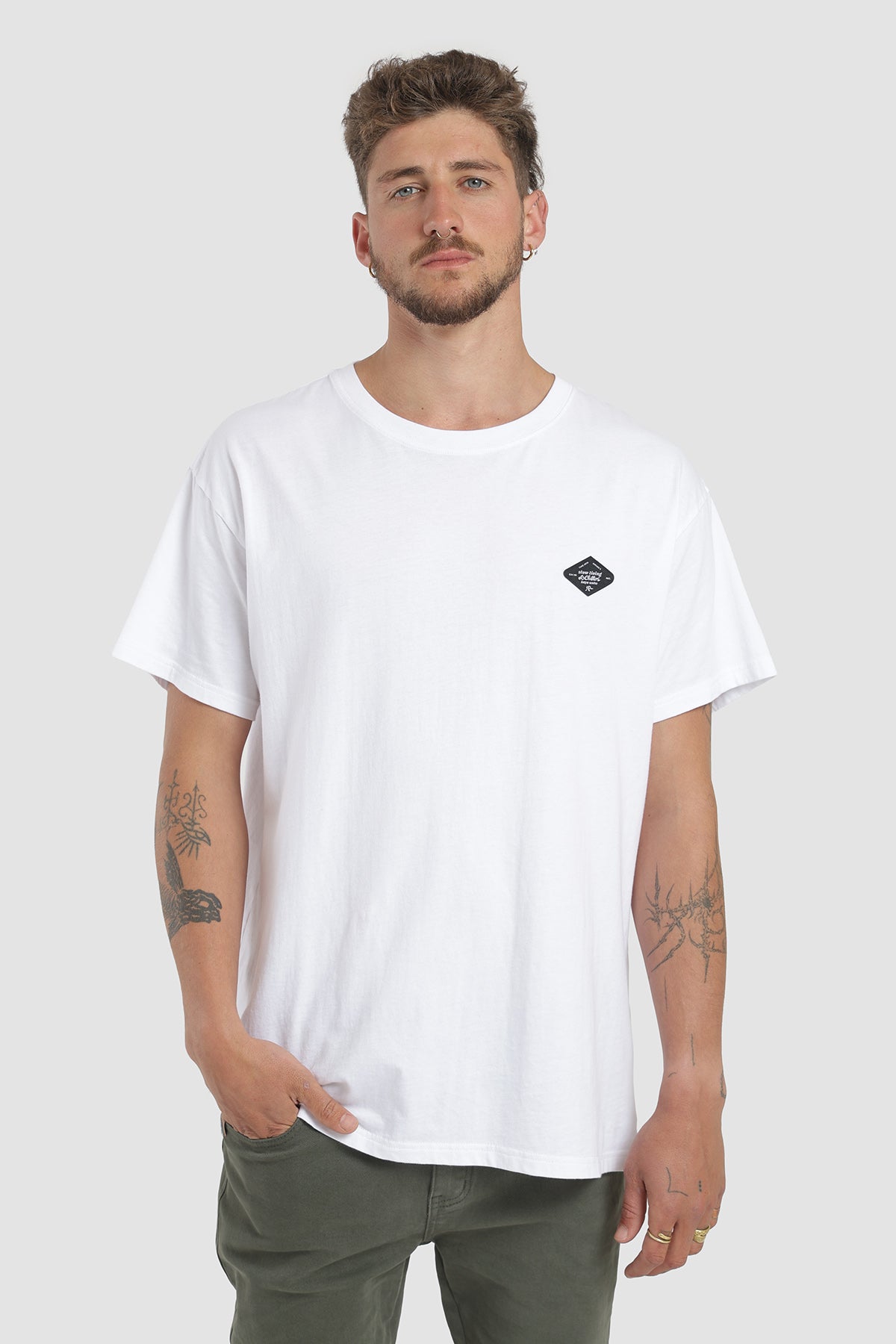 Polera Clásica Daily Algodón Hombre - Blanco