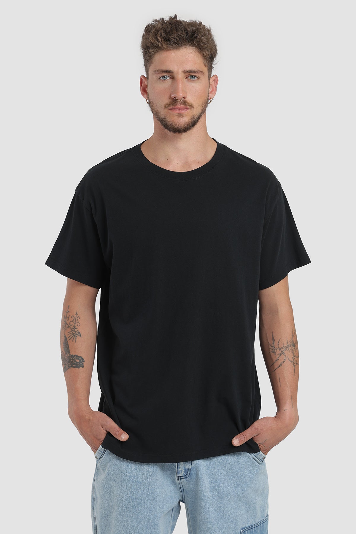 Polera Clásica Classy Algodón Hombre - Negro