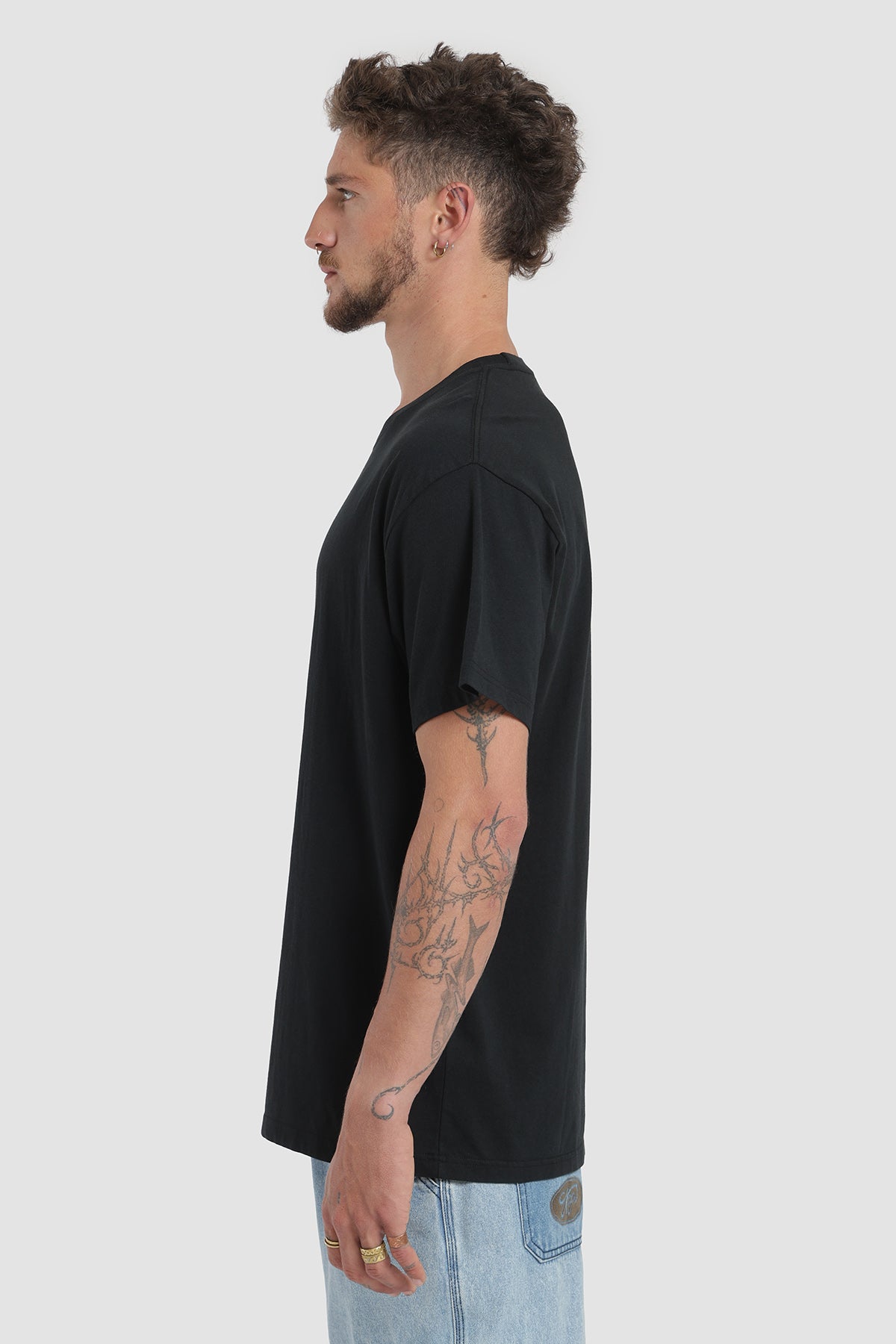 Polera Clásica Classy Algodón Hombre - Negro