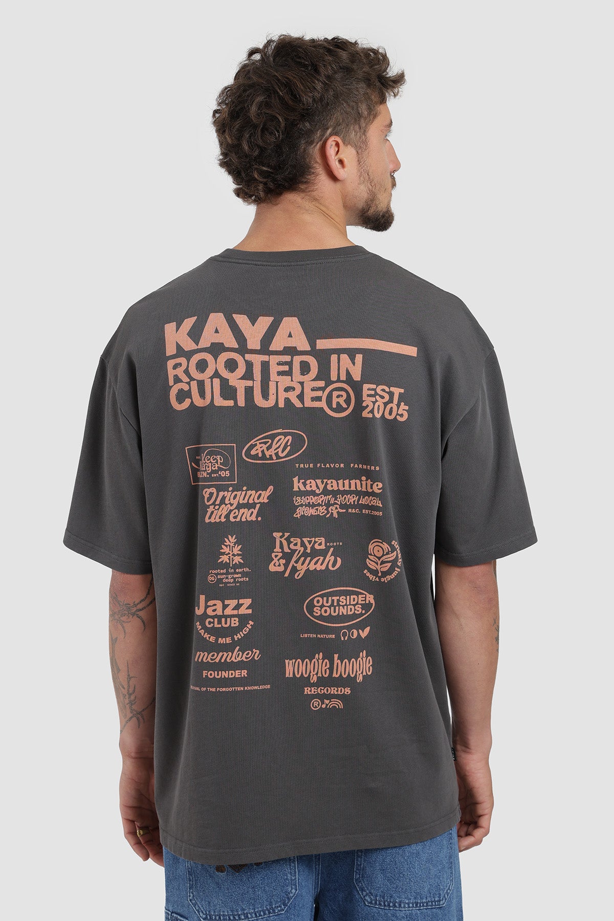 Polera Diseño Culture Algodón 230 Gr Hombre - Negro