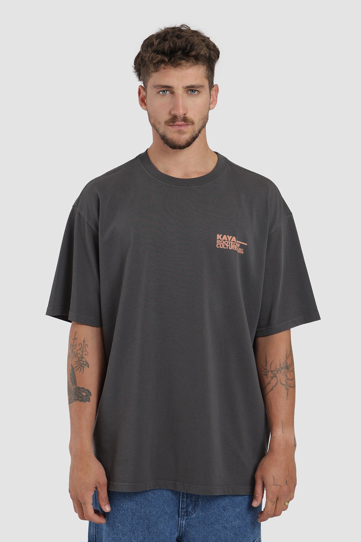 Polera Diseño Culture Algodón 230 Gr Hombre - Negro
