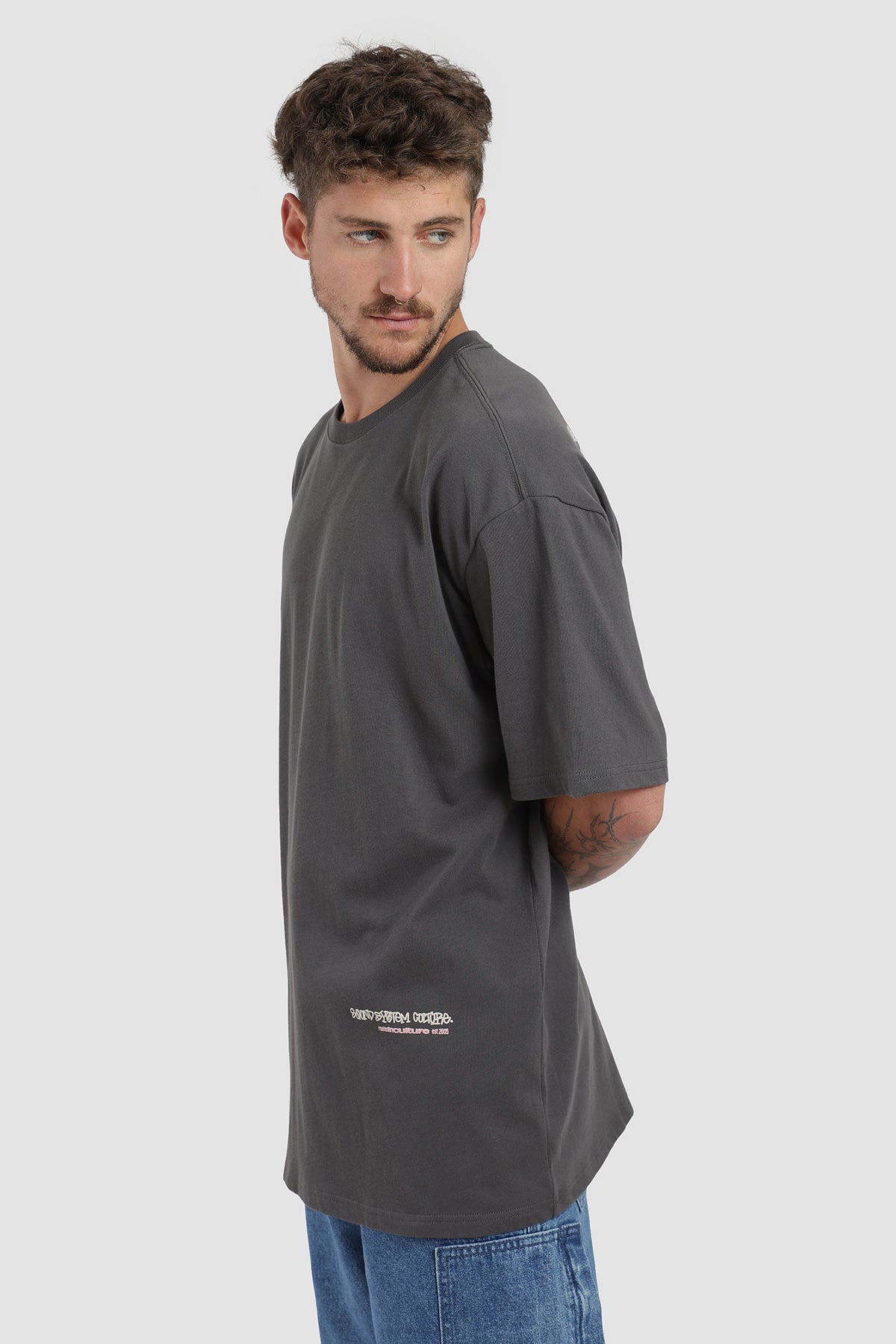 Polera Diseño Rastaman Algodón 230 Gr Hombre - Negro