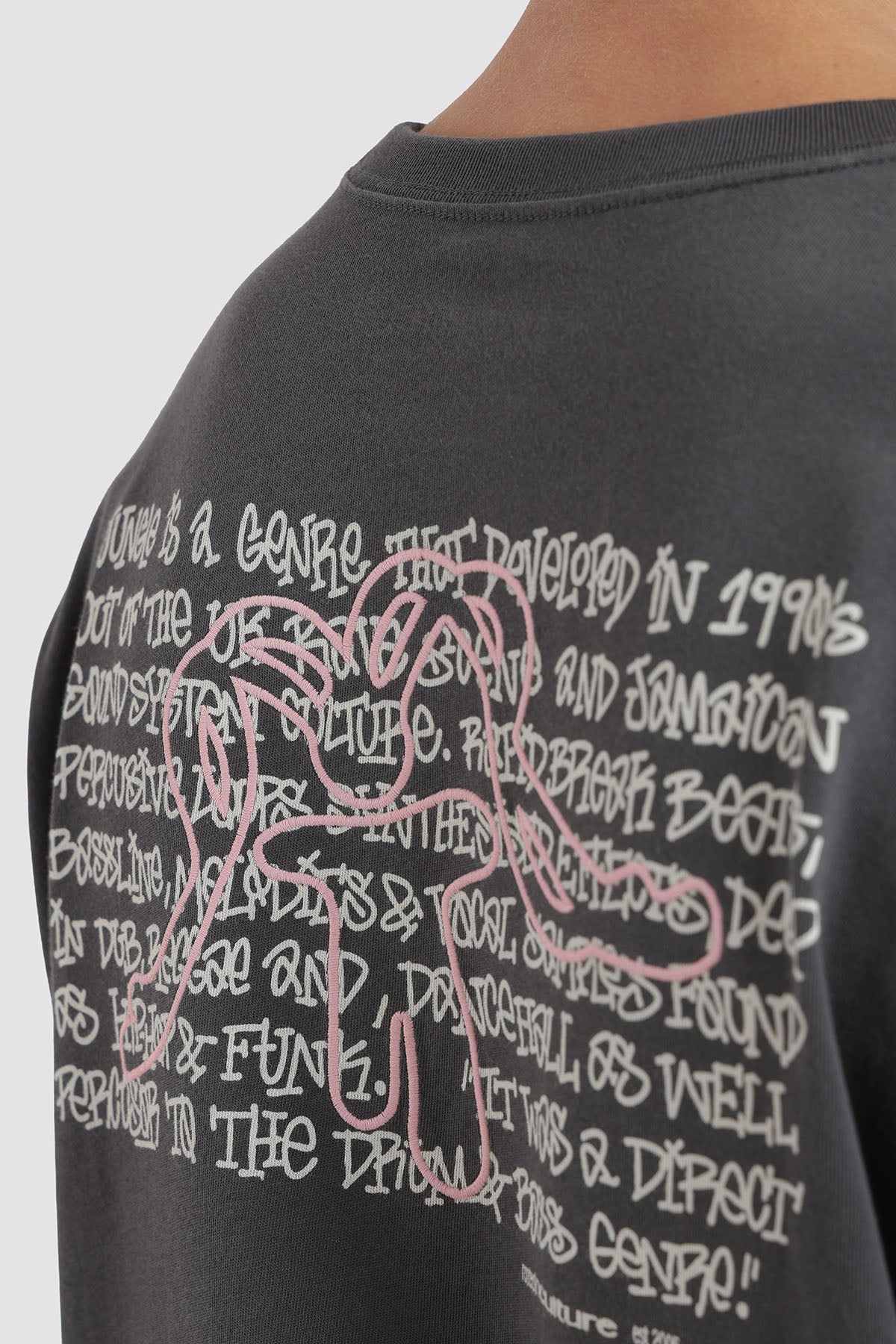 Polera Diseño Rastaman Algodón 230 Gr Hombre - Negro