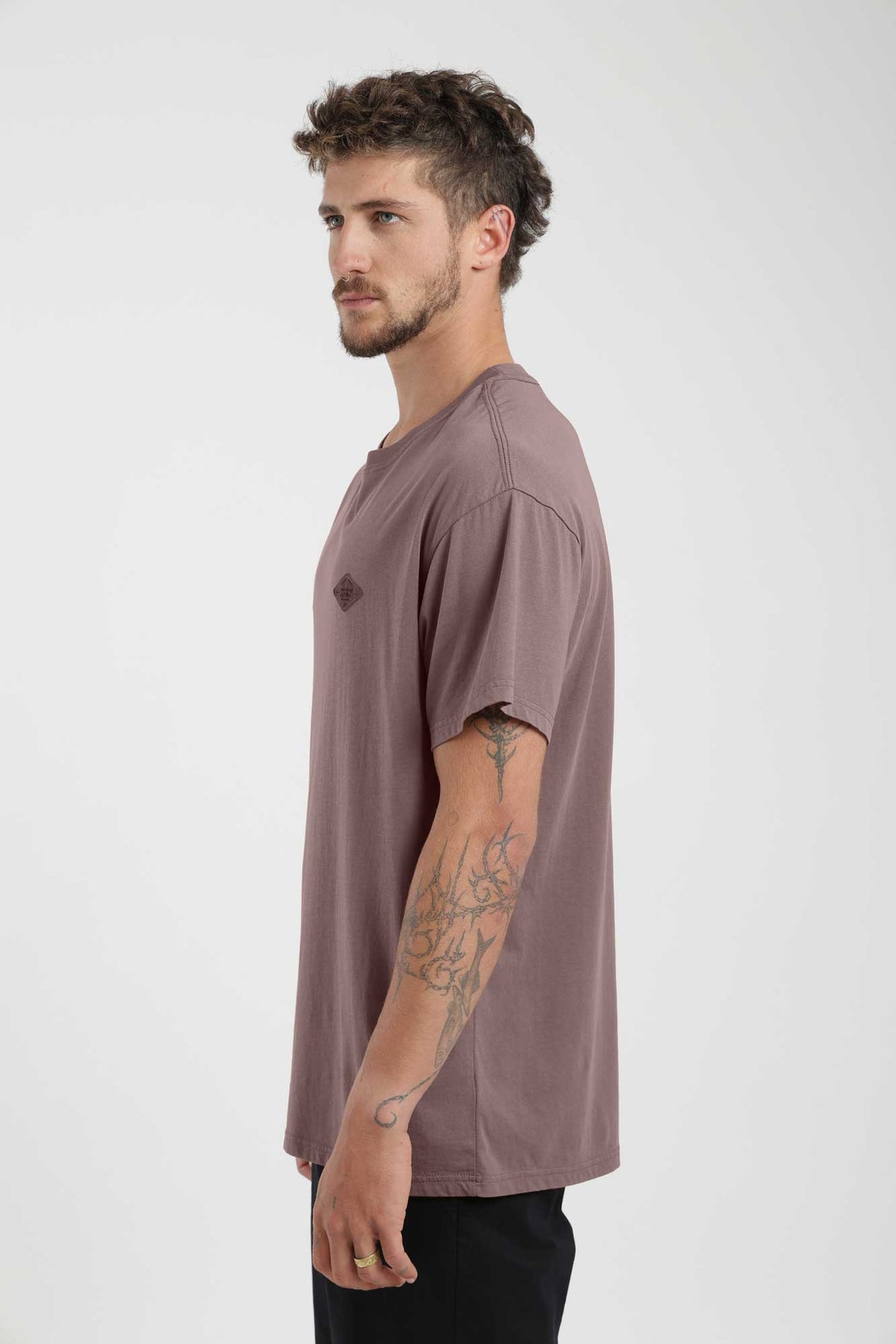 Polera Clásica Daily Algodón Hombre - Ciruela