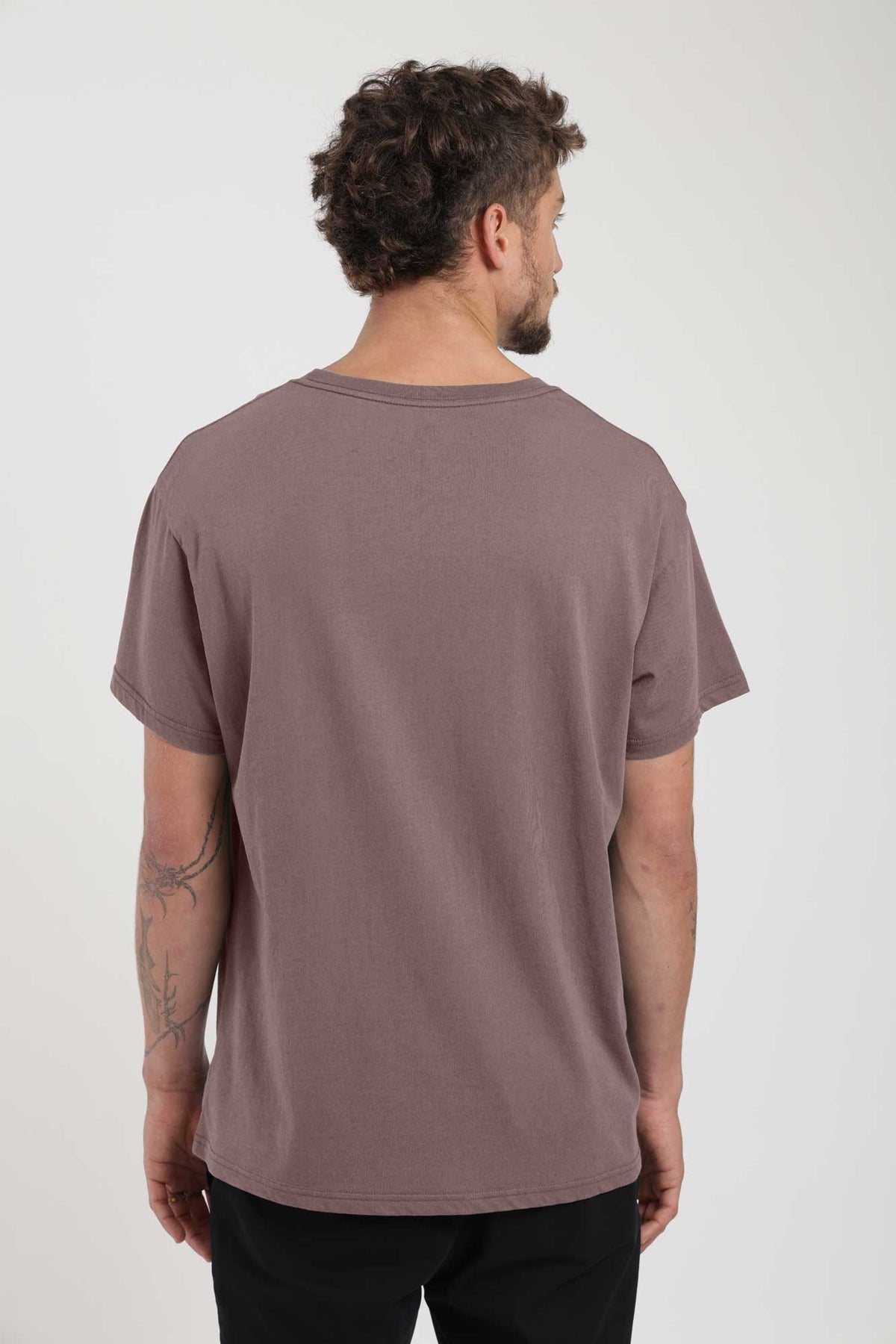 Polera Clásica Daily Algodón Hombre - Ciruela