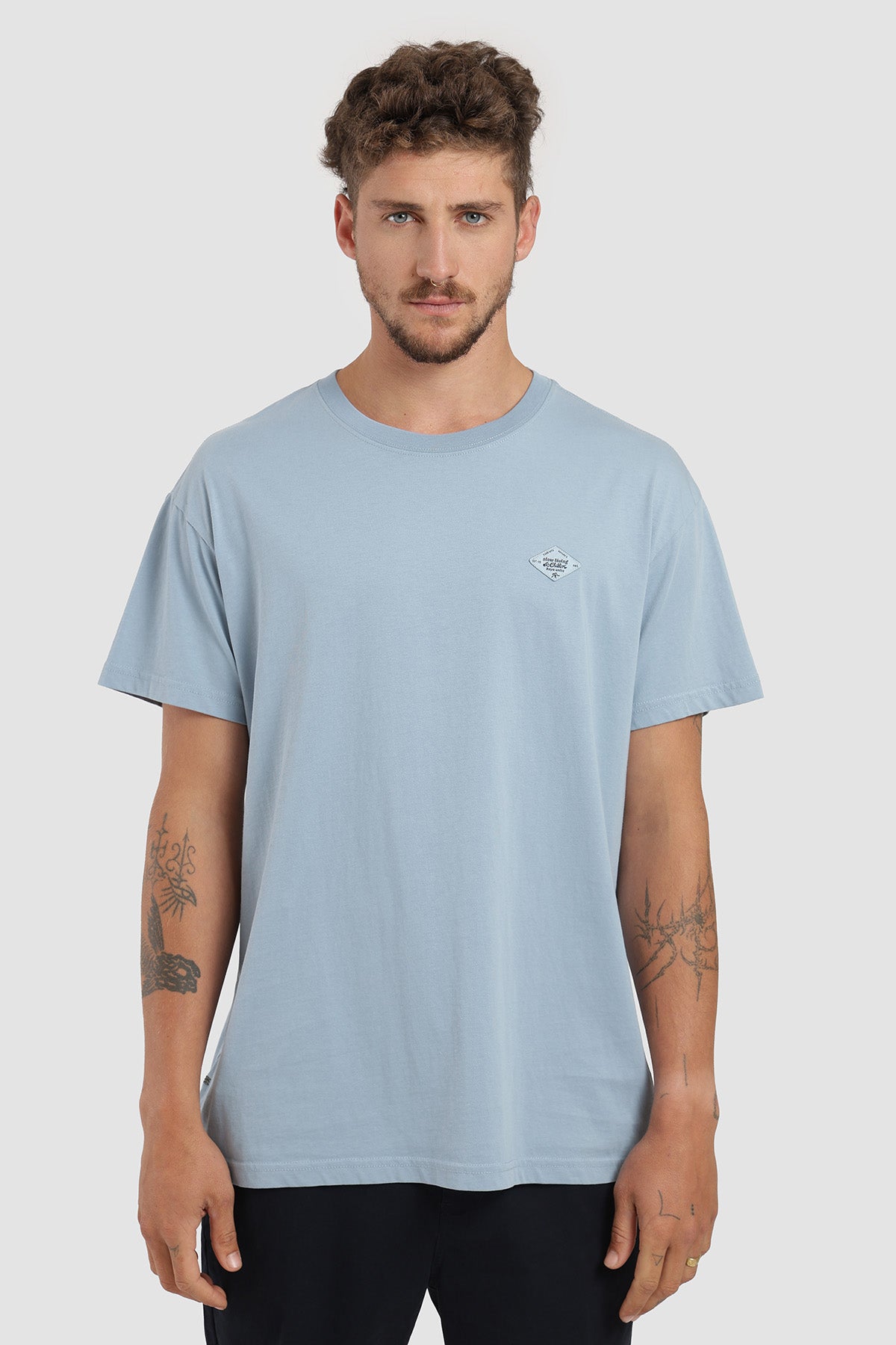 Polera Clásica Daily Algodón Hombre - Azul