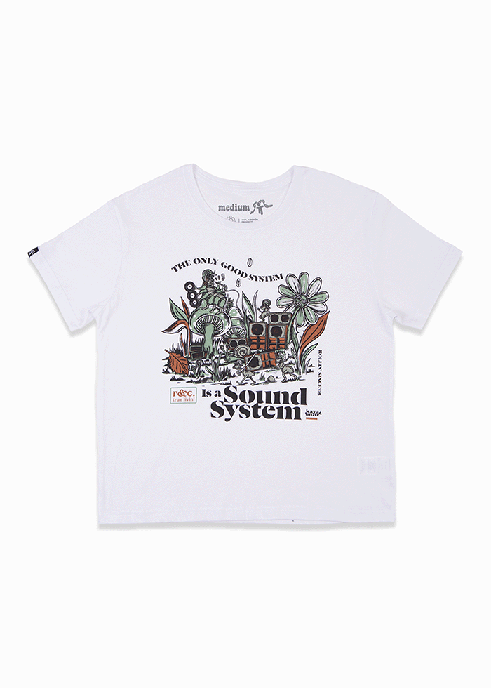 Polera Mujer Sound White