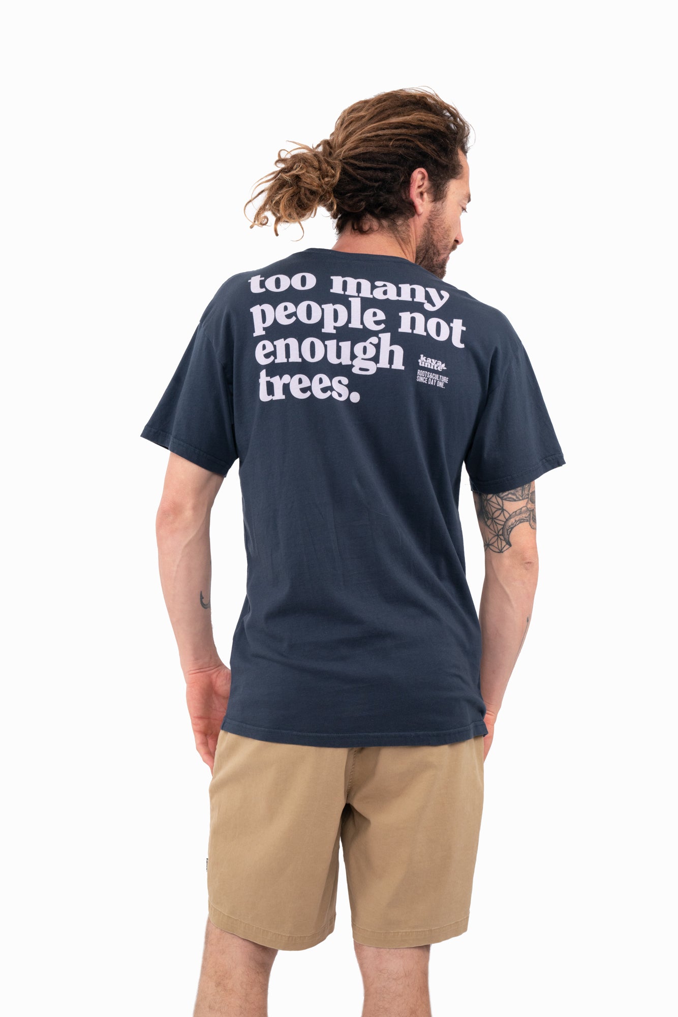 Polera Trees Navy