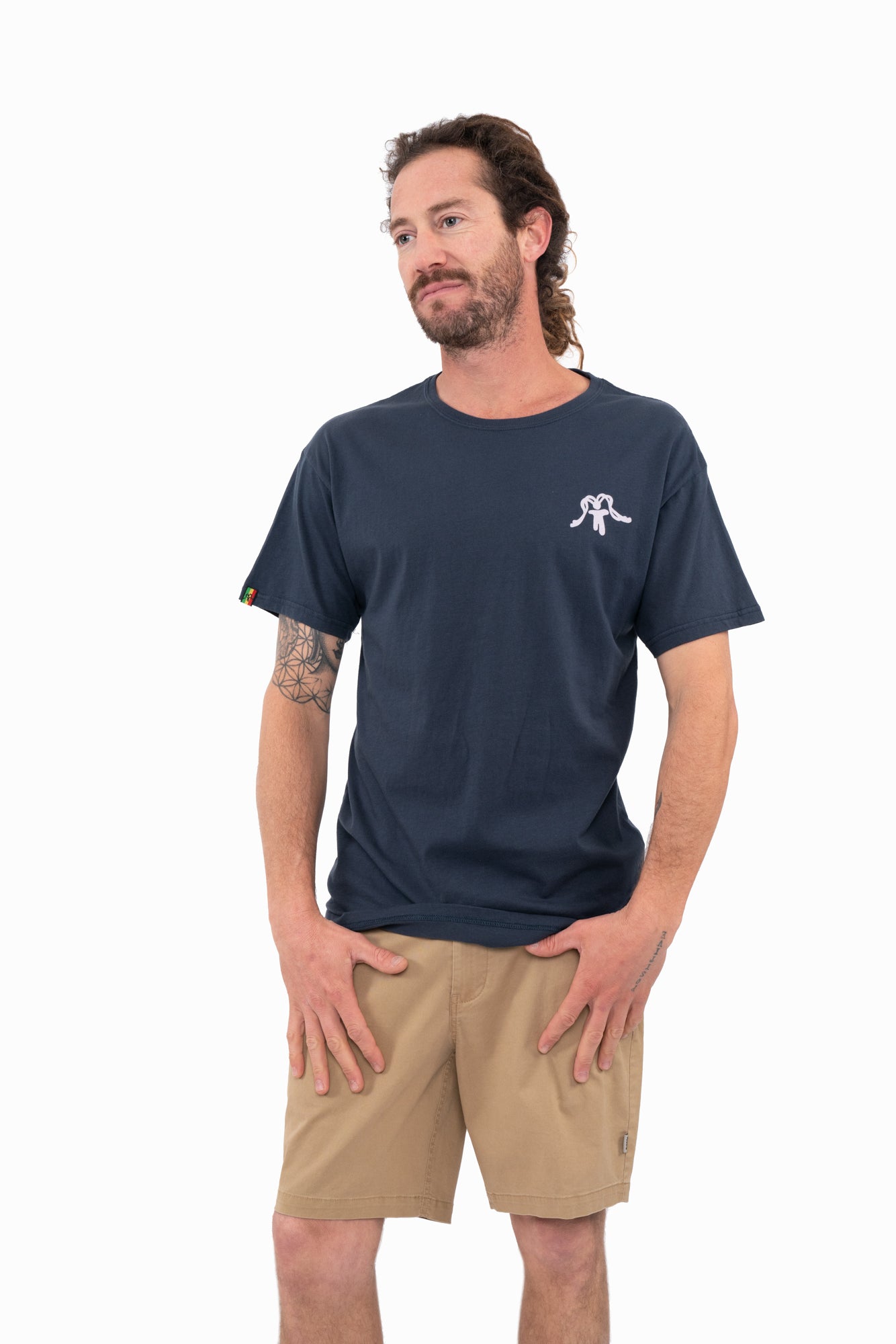 Polera Trees Navy