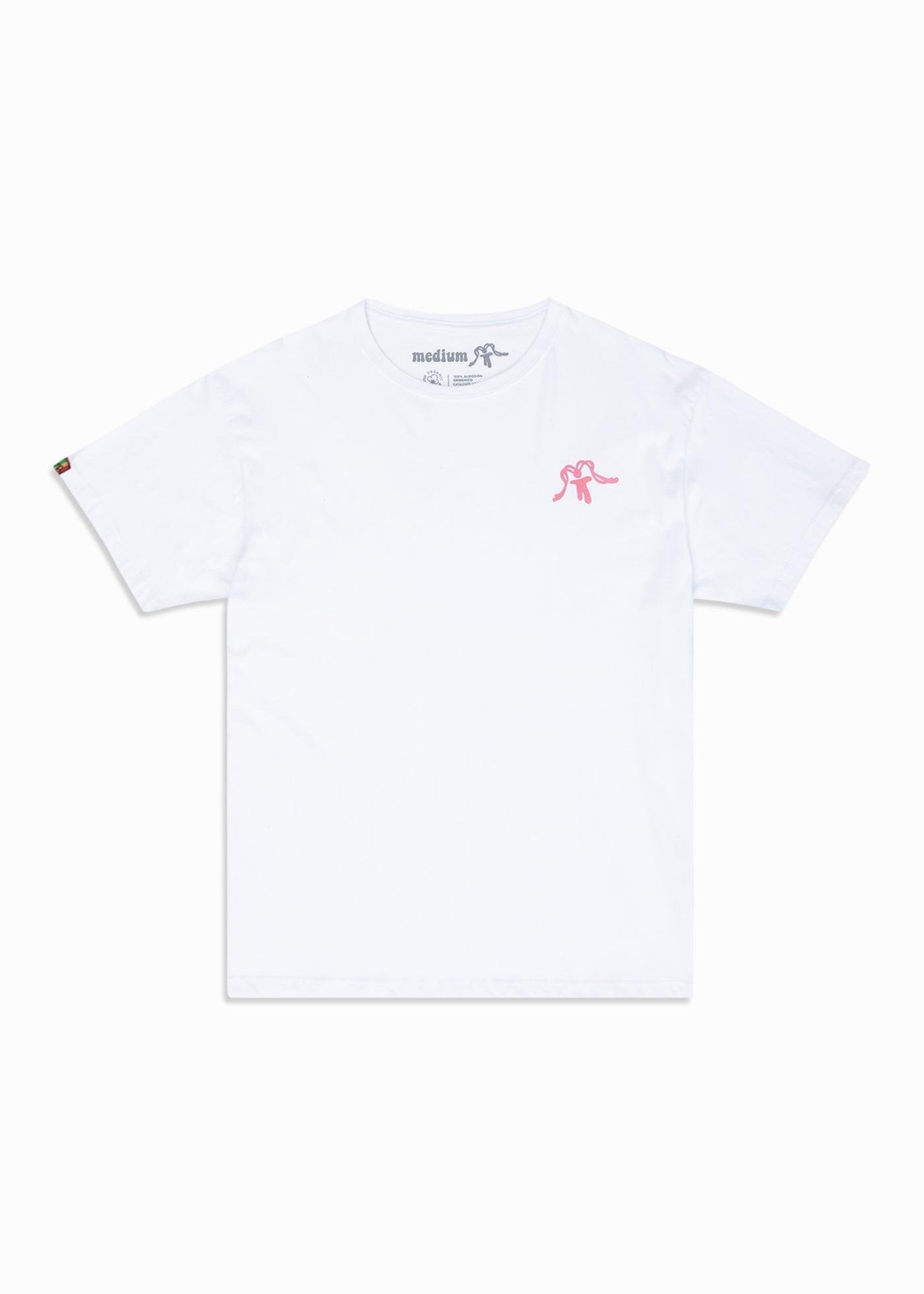 Polera Orgánica Classy White Minilogo