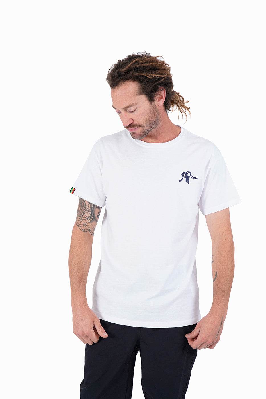 Polera Aqua Blanca