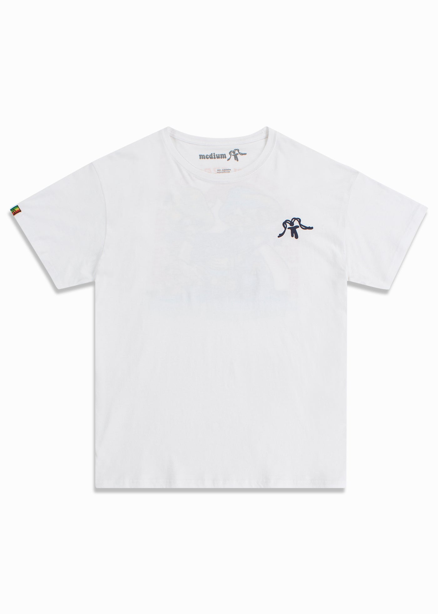 Polera Aqua Blanca