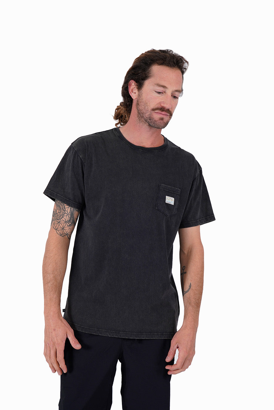 Polera Daily Woven Negra