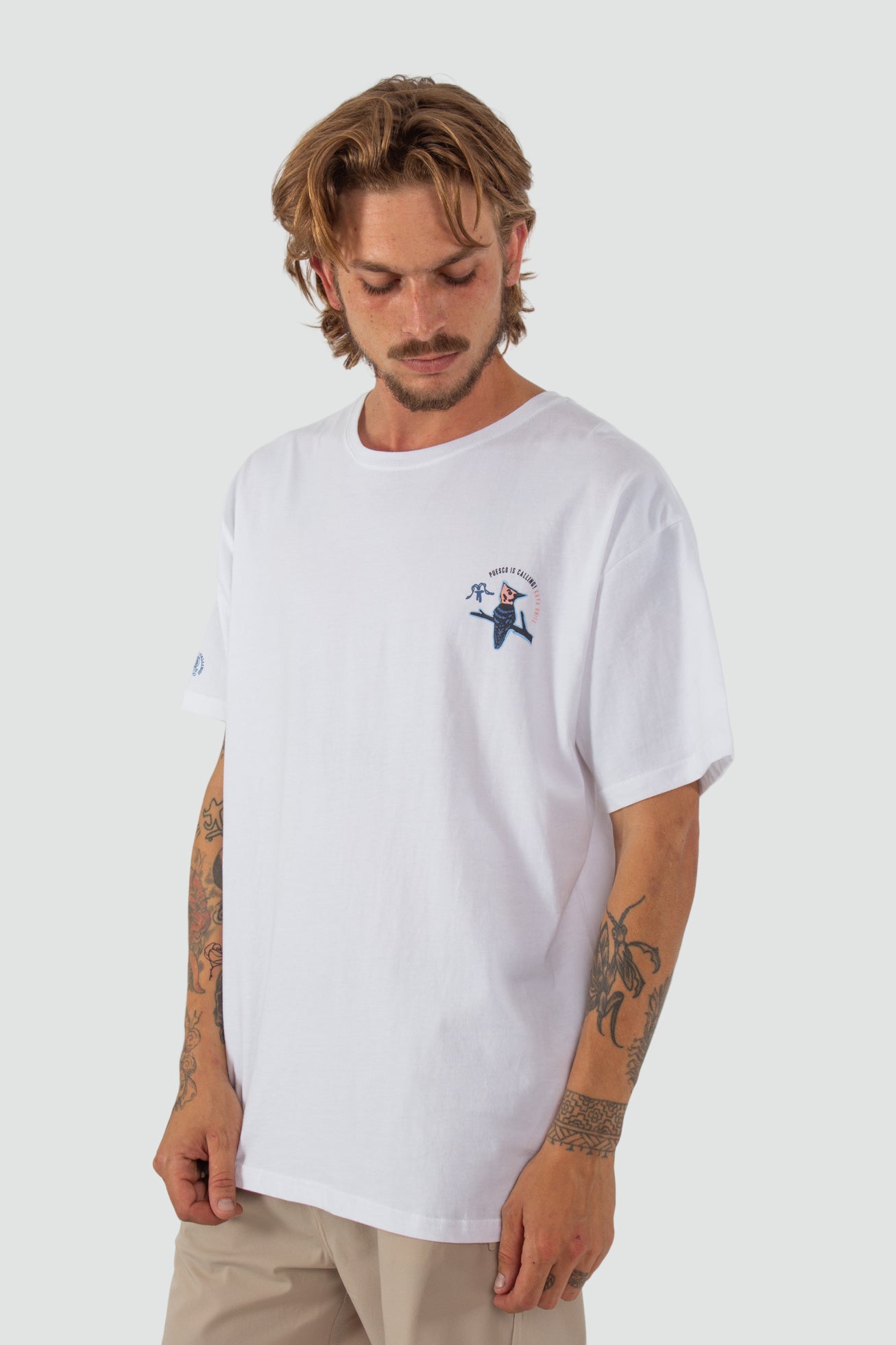 Polera Puesco Blanca