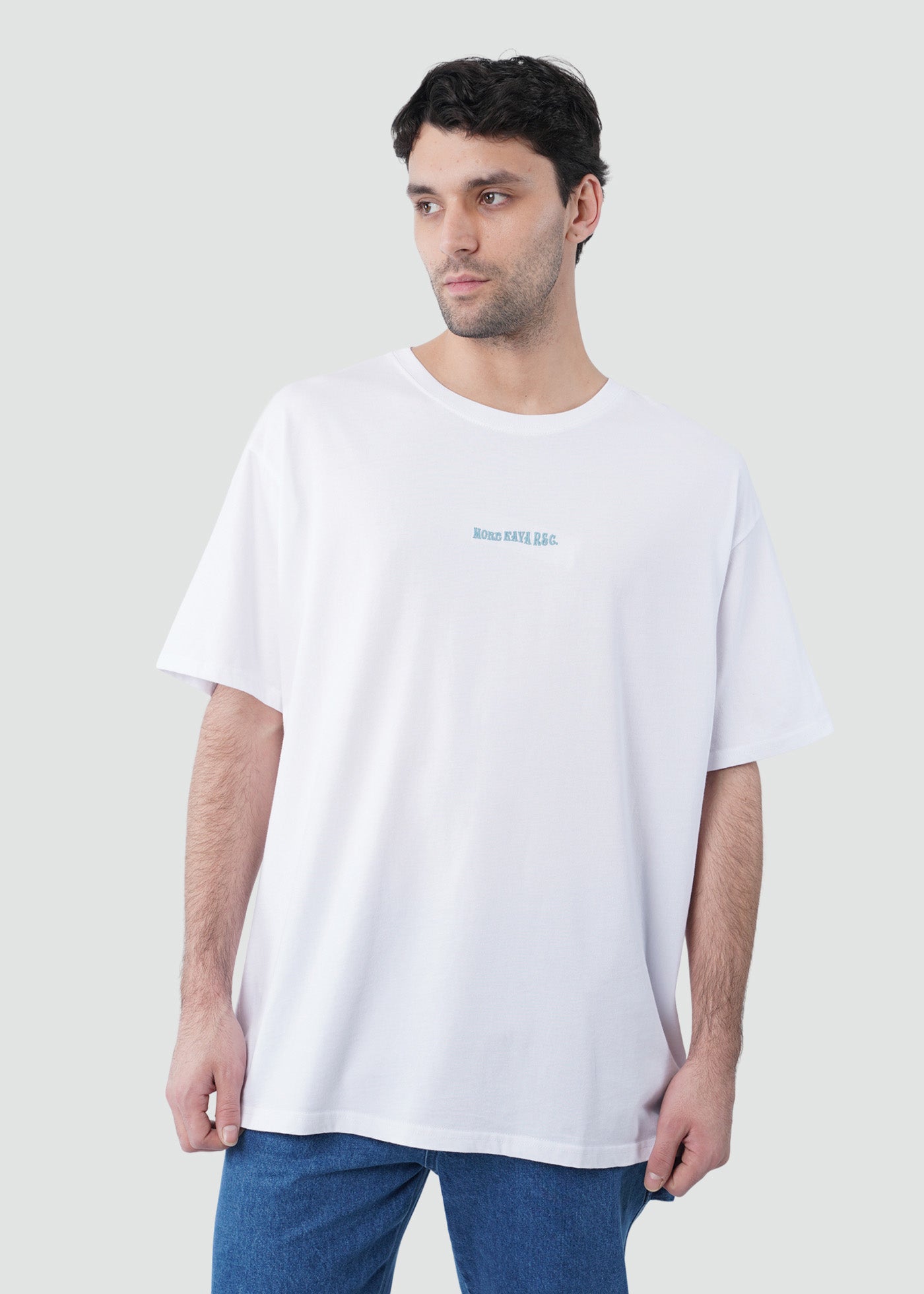 Polera Hombre Heavyweight - Blanco