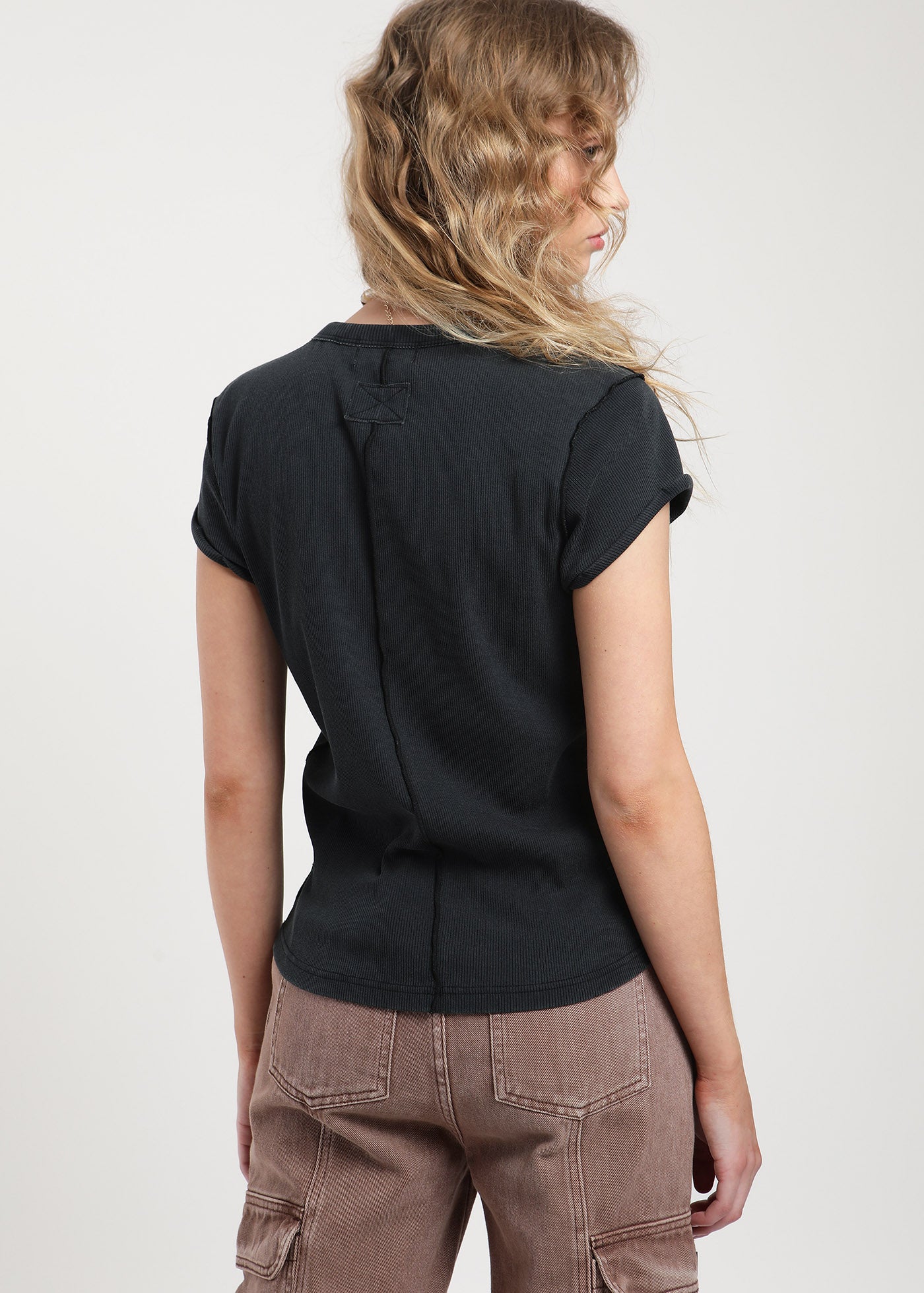 Polera Mujer Algodón - Negro