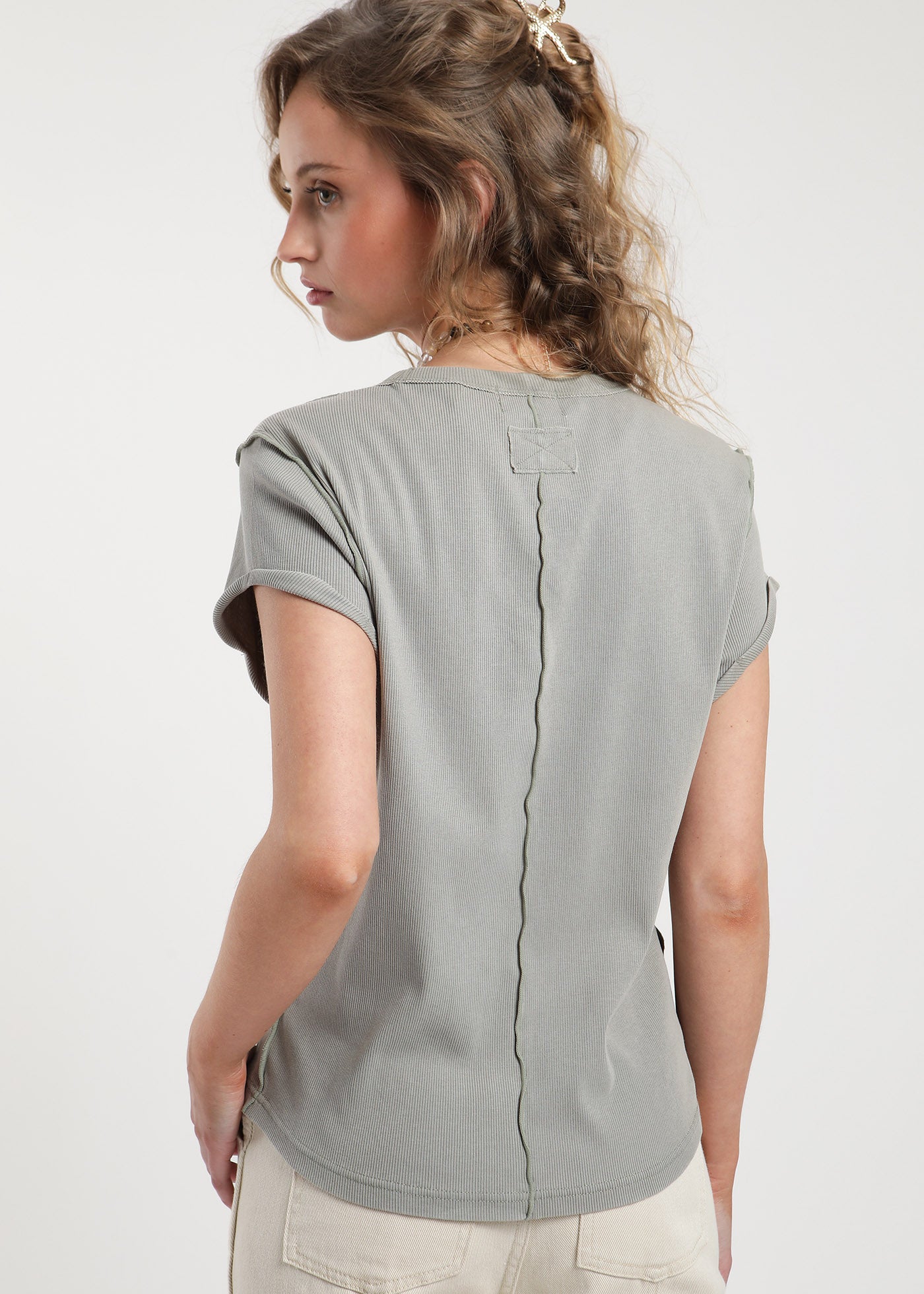 Polera Mujer Algodón - Taupe
