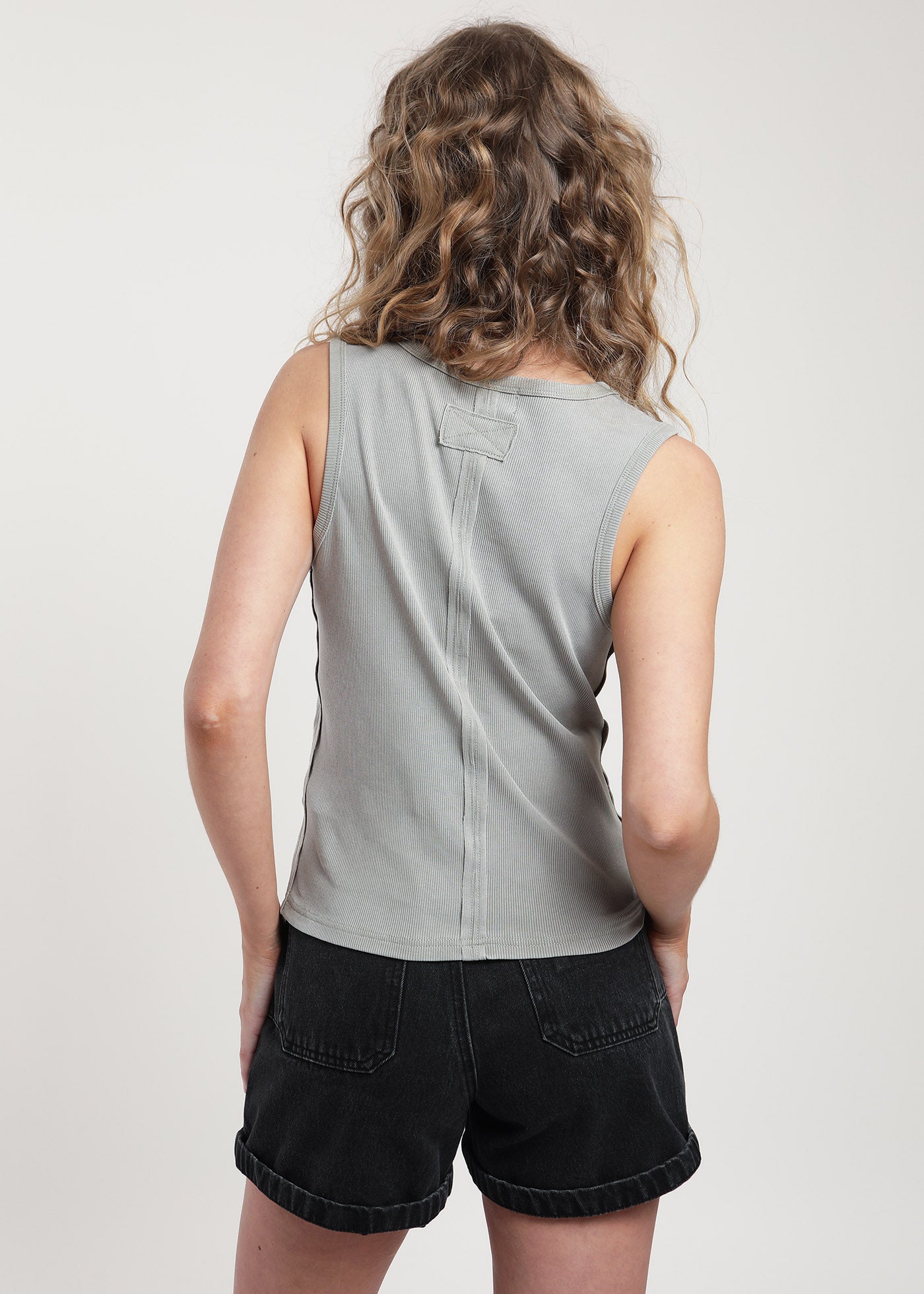 Polera Mujer Tank - Taupe