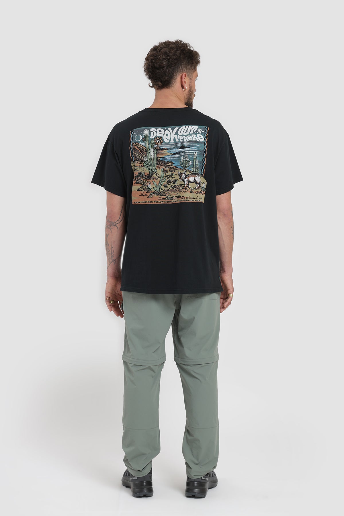 Pantalón Cargo Hiker Desmontable Hombre - Oliva